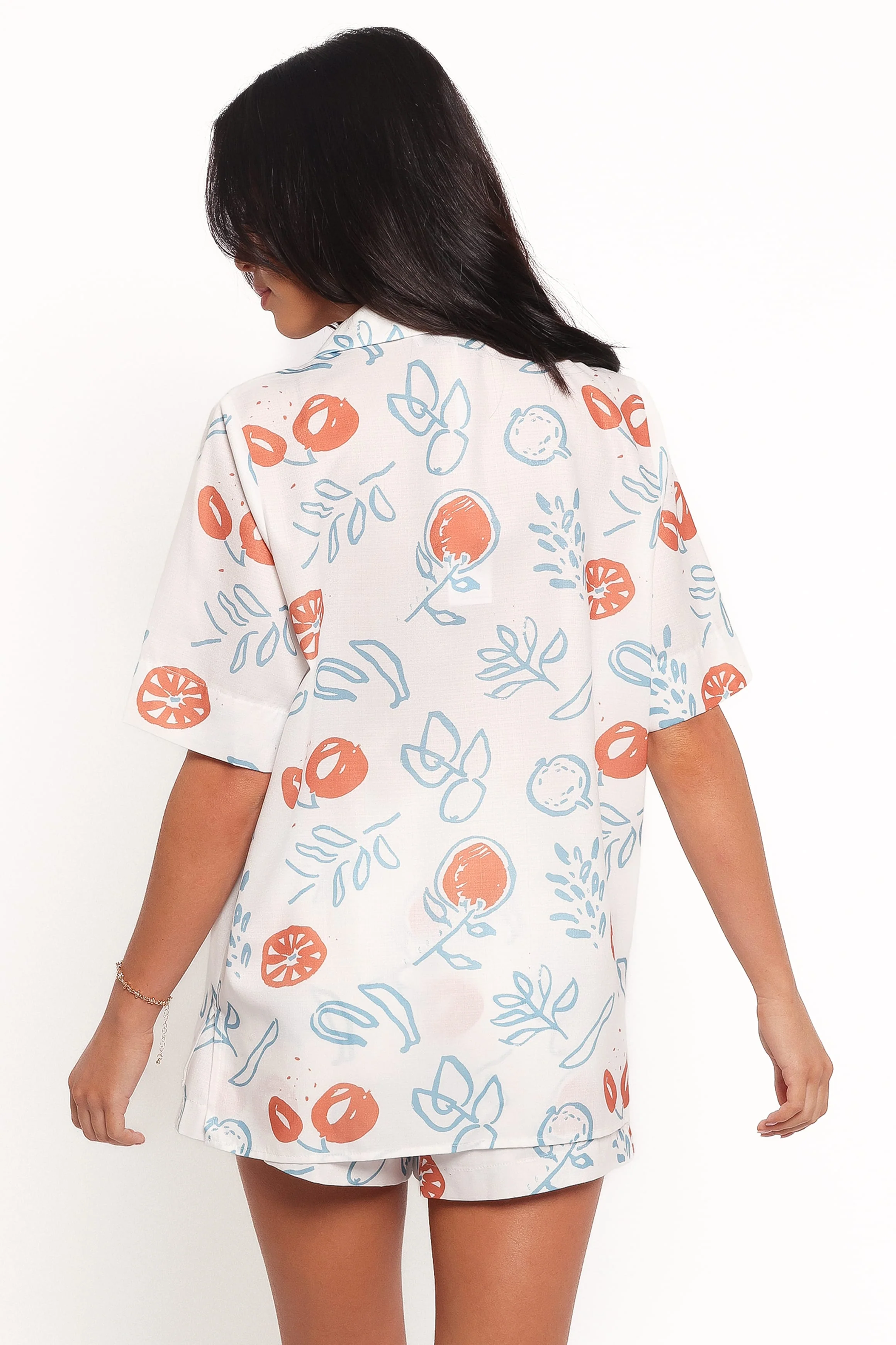 Aaliyah Shorts - Blue Cream - Image 5
