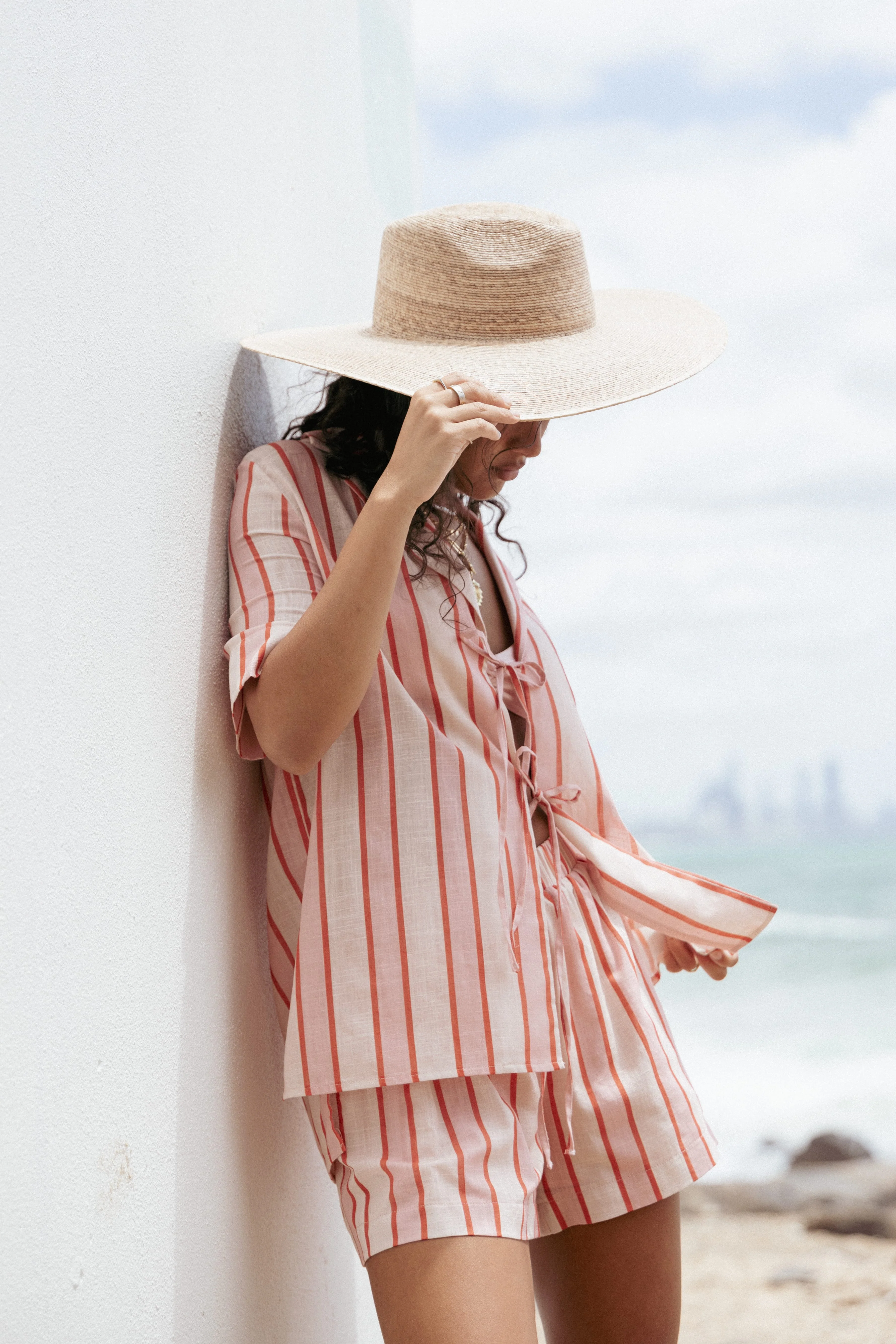 Aaliyah Shorts - Pink Stripe - Image 11