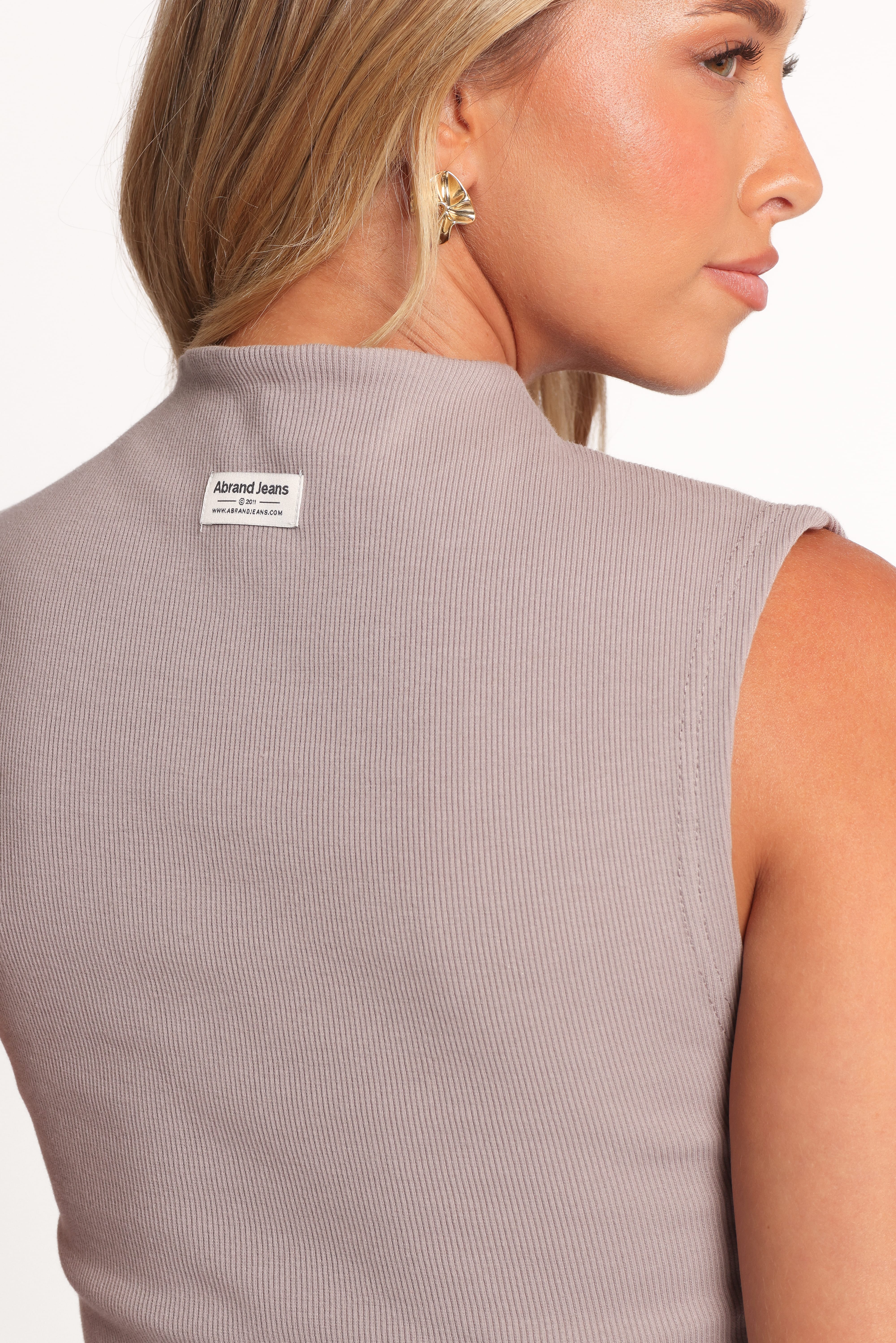 Abrand Heather Top - Mushroom - Image 2