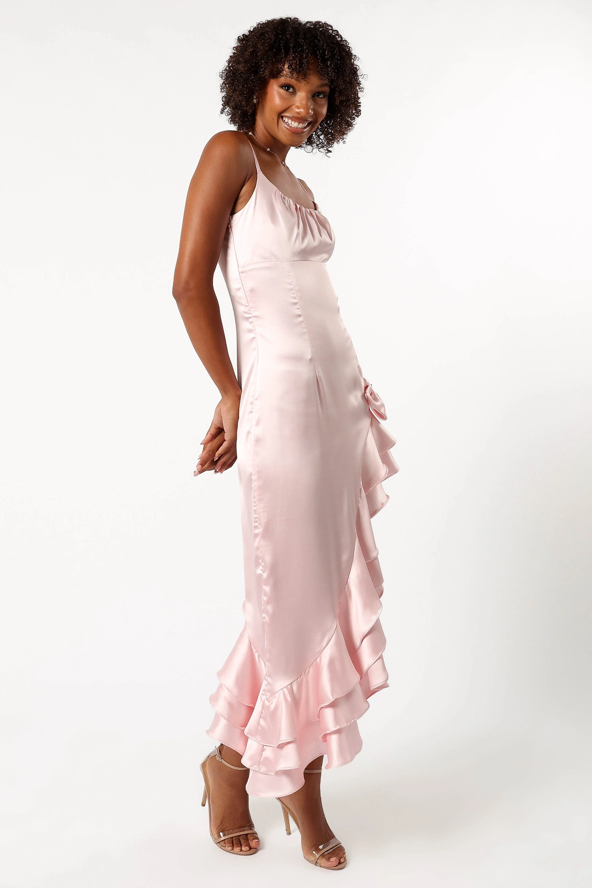 Addie Midi Dress - Light Pink - Image 8