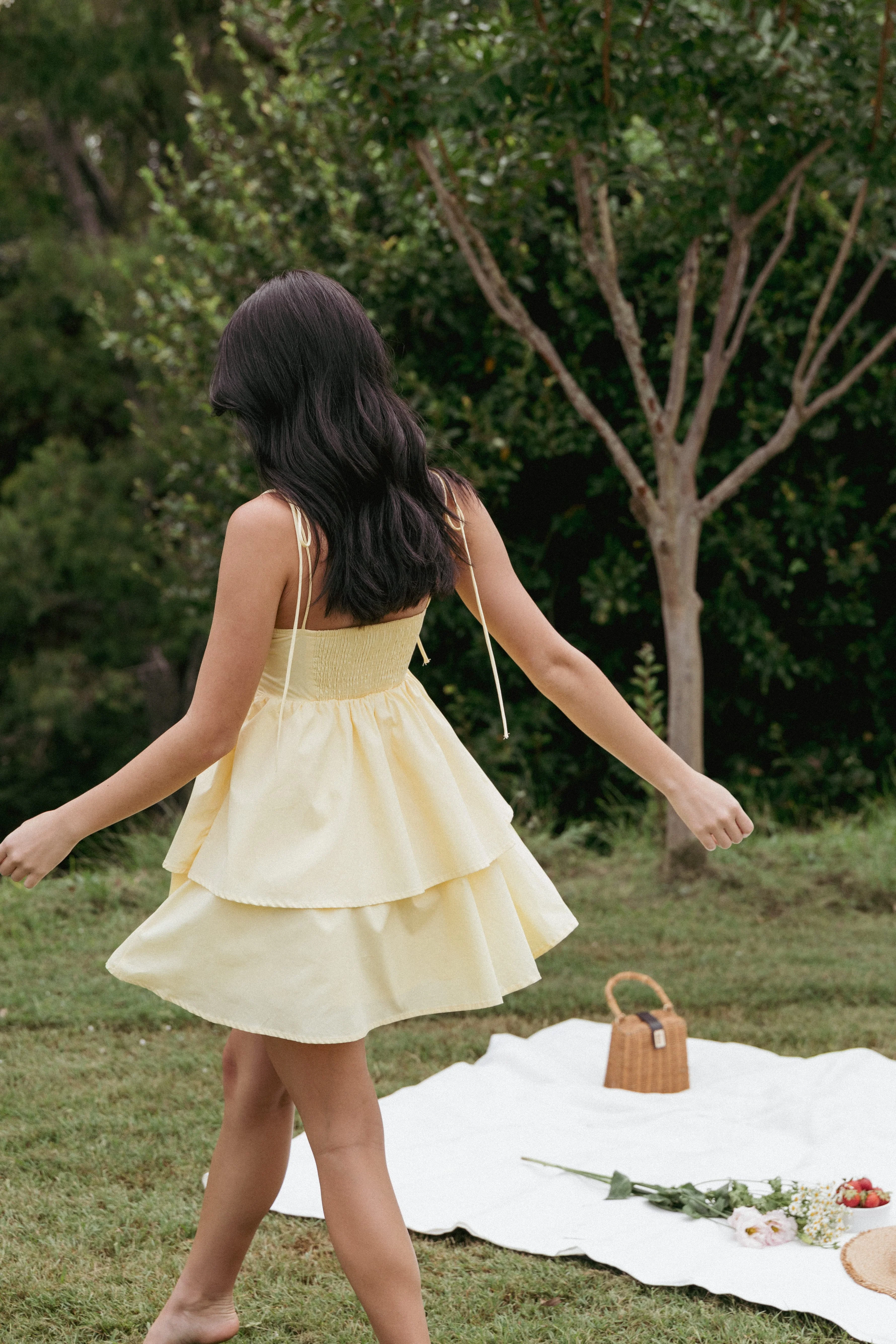 Aeliana Mini Dress - Yellow - Image 8