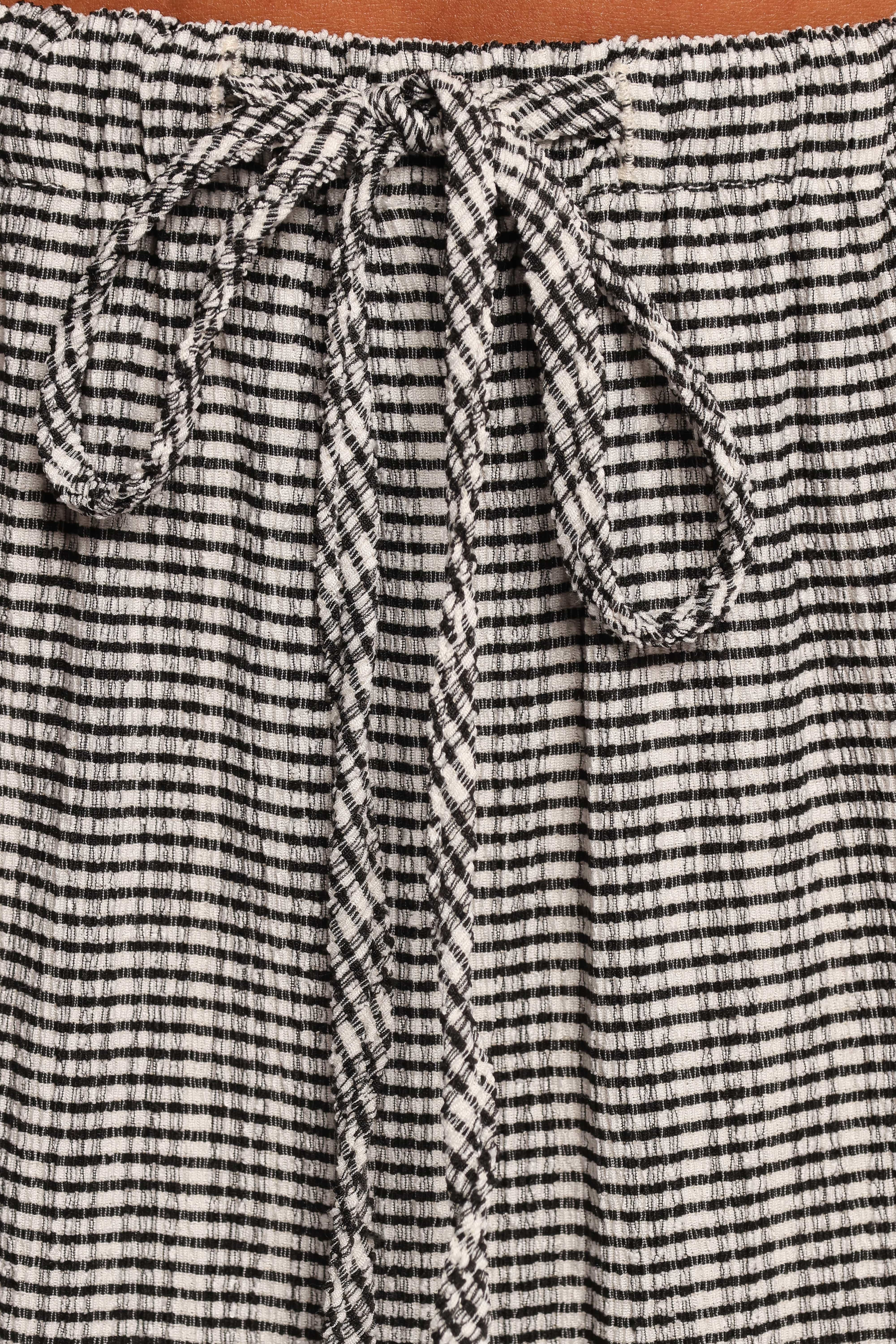Afton Pant - Black White - Image 5