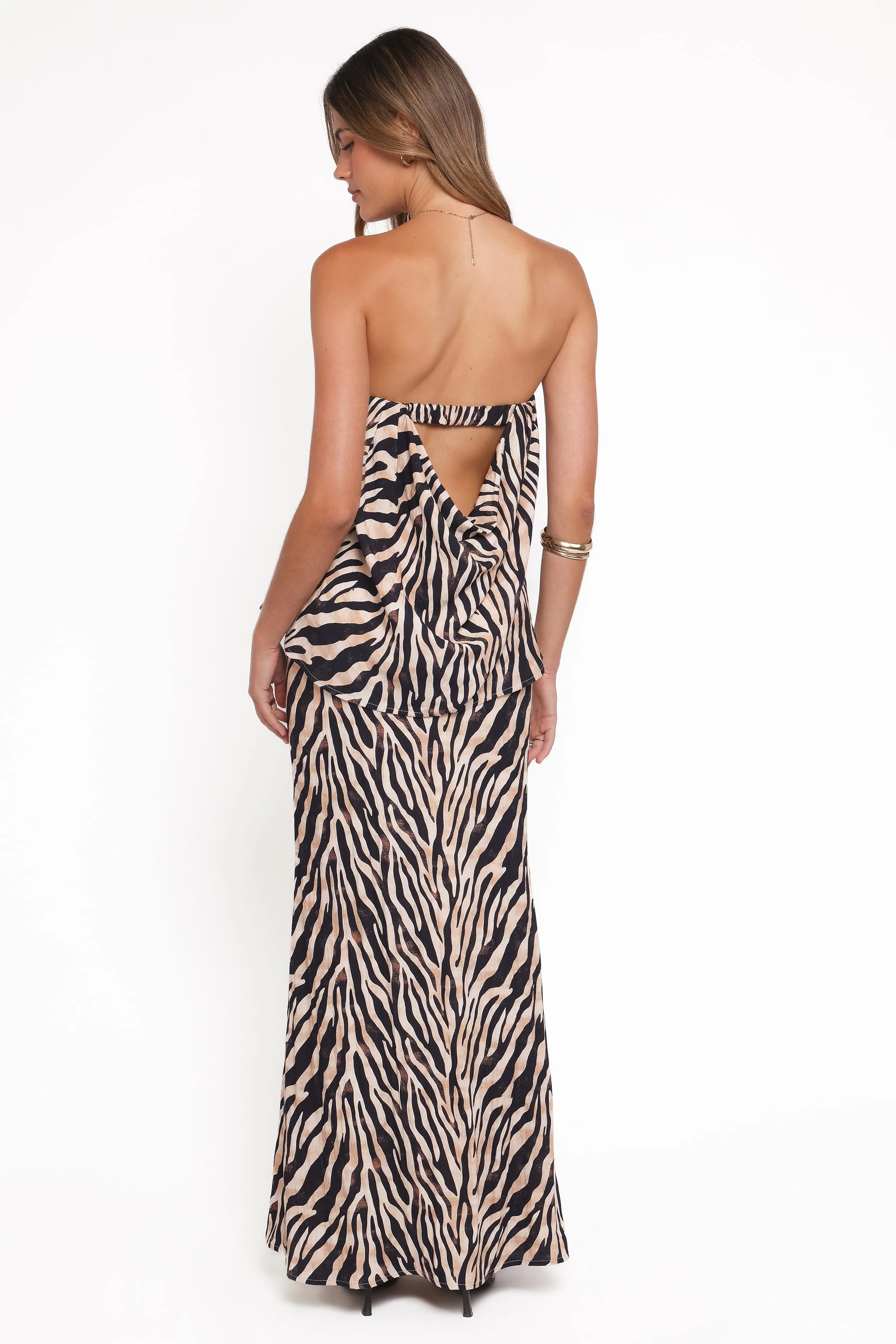 Agnes Skirt Set - Brown Zebra - Image 2