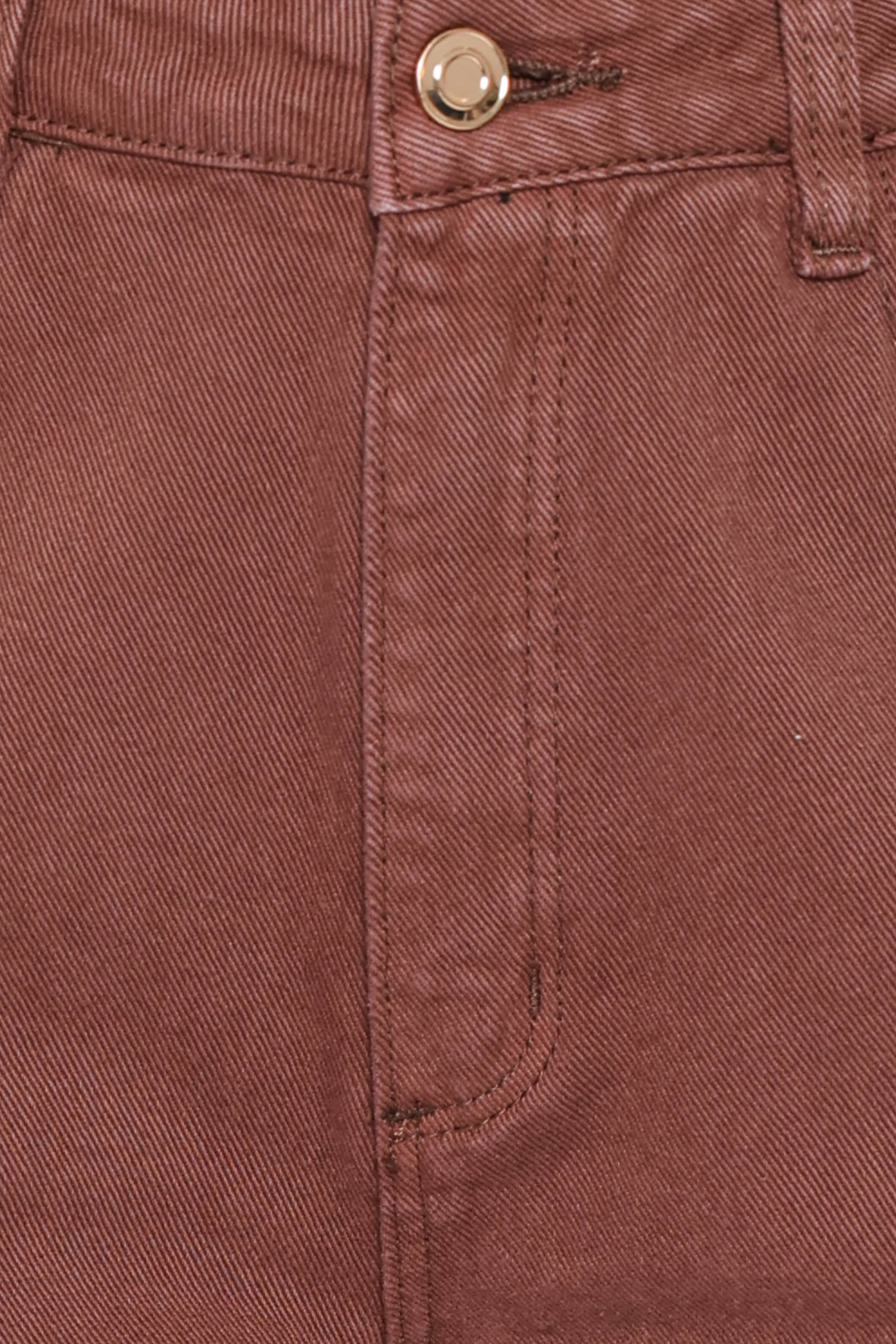 Ailis Wide Leg Jean - Chocolate - Image 6