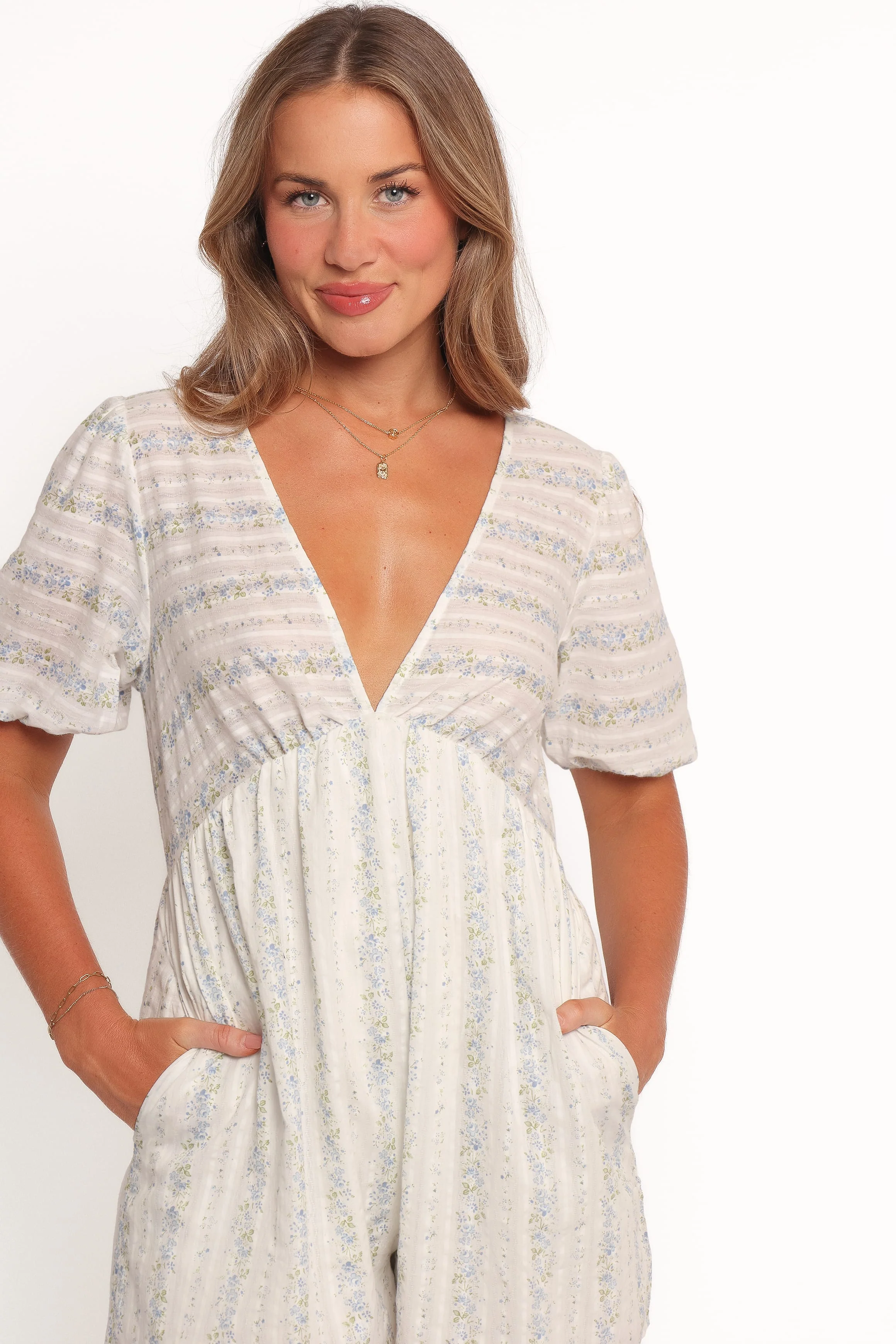 Aisley Playsuit - White - Image 2