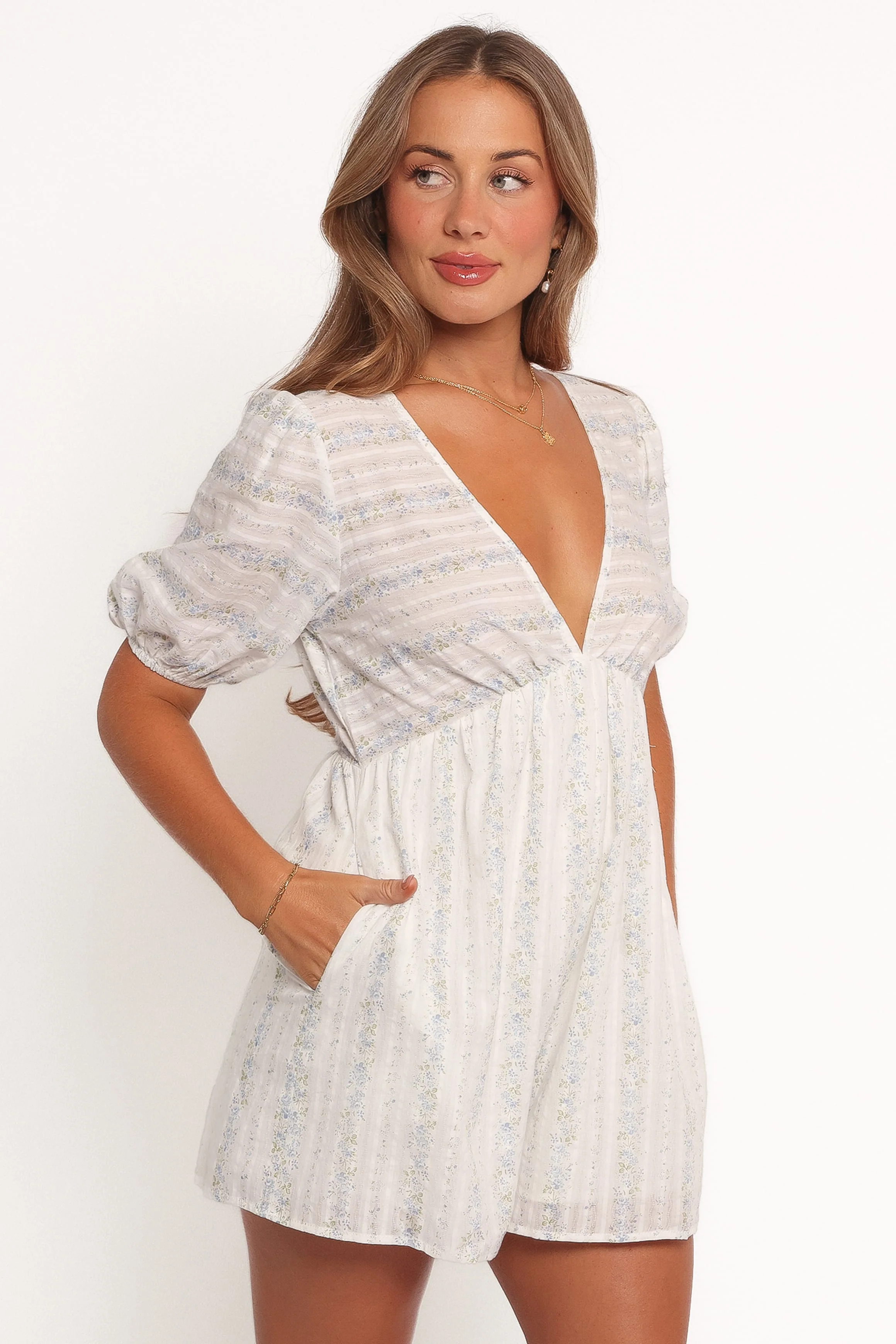 Aisley Playsuit - White - Image 5