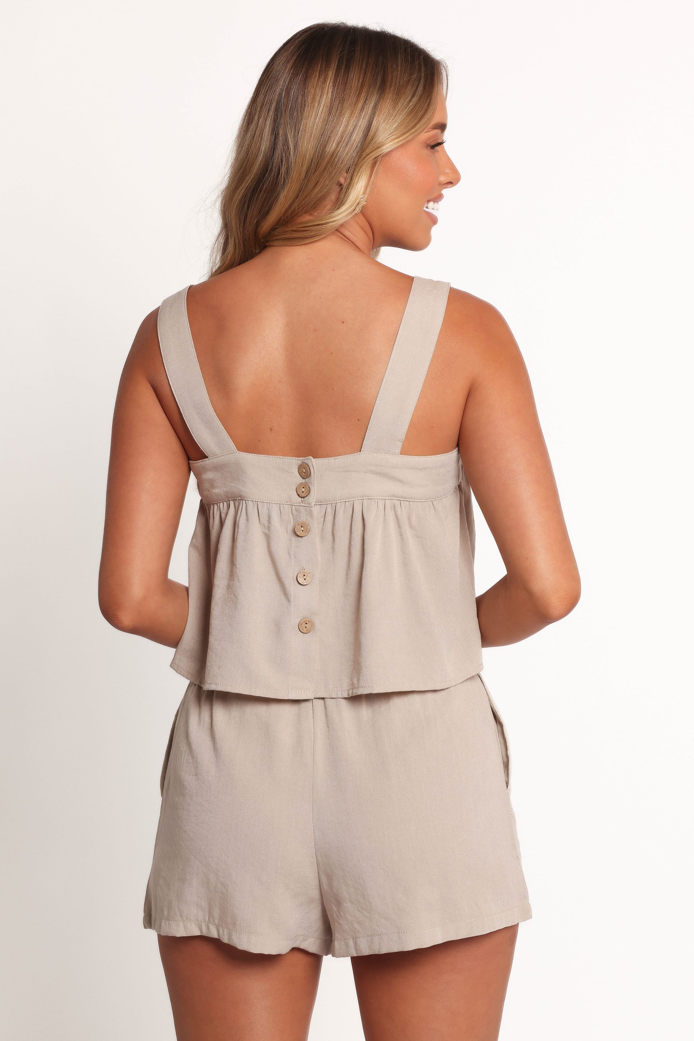 Alandra Short Set - Oatmeal - Image 3