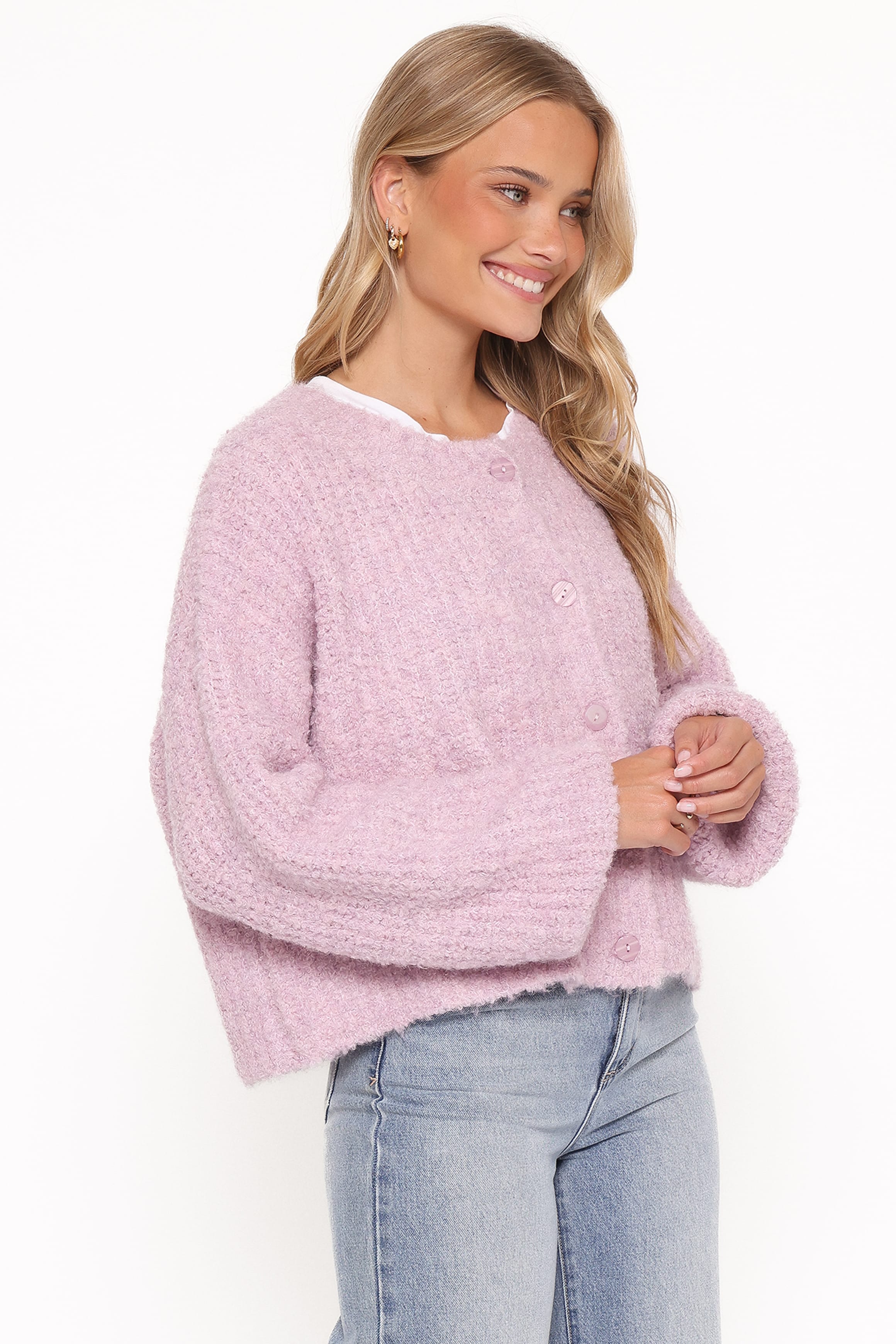 Albertine Cardigan - Lavender - Image 4
