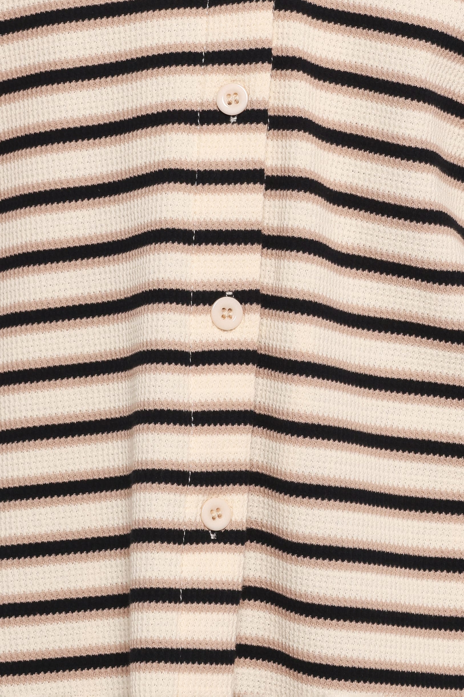 Alden Cotton Knit Set - Beige Black Stripe - Image 8