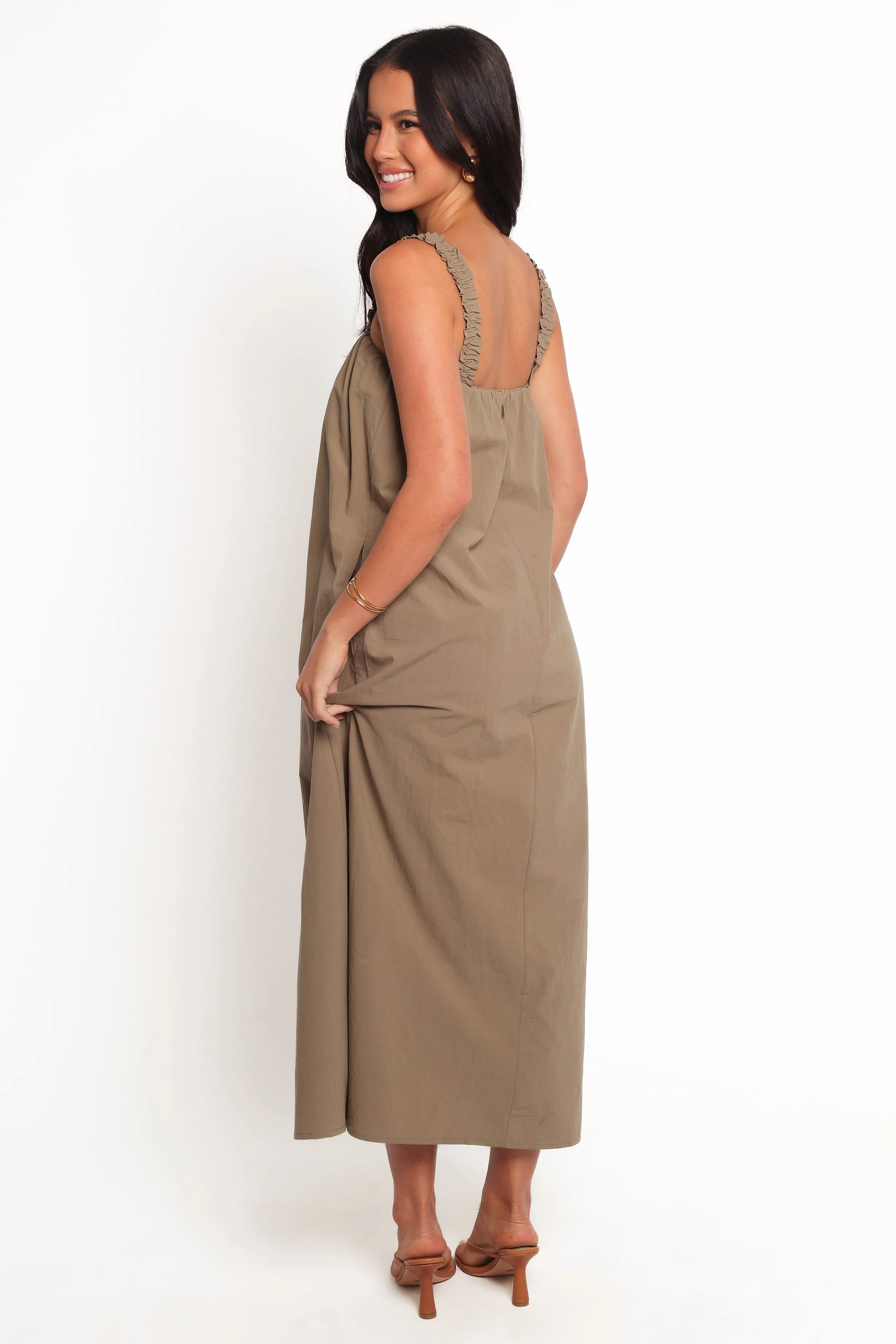 Alessandra Maxi Dress - Olive - Image 4