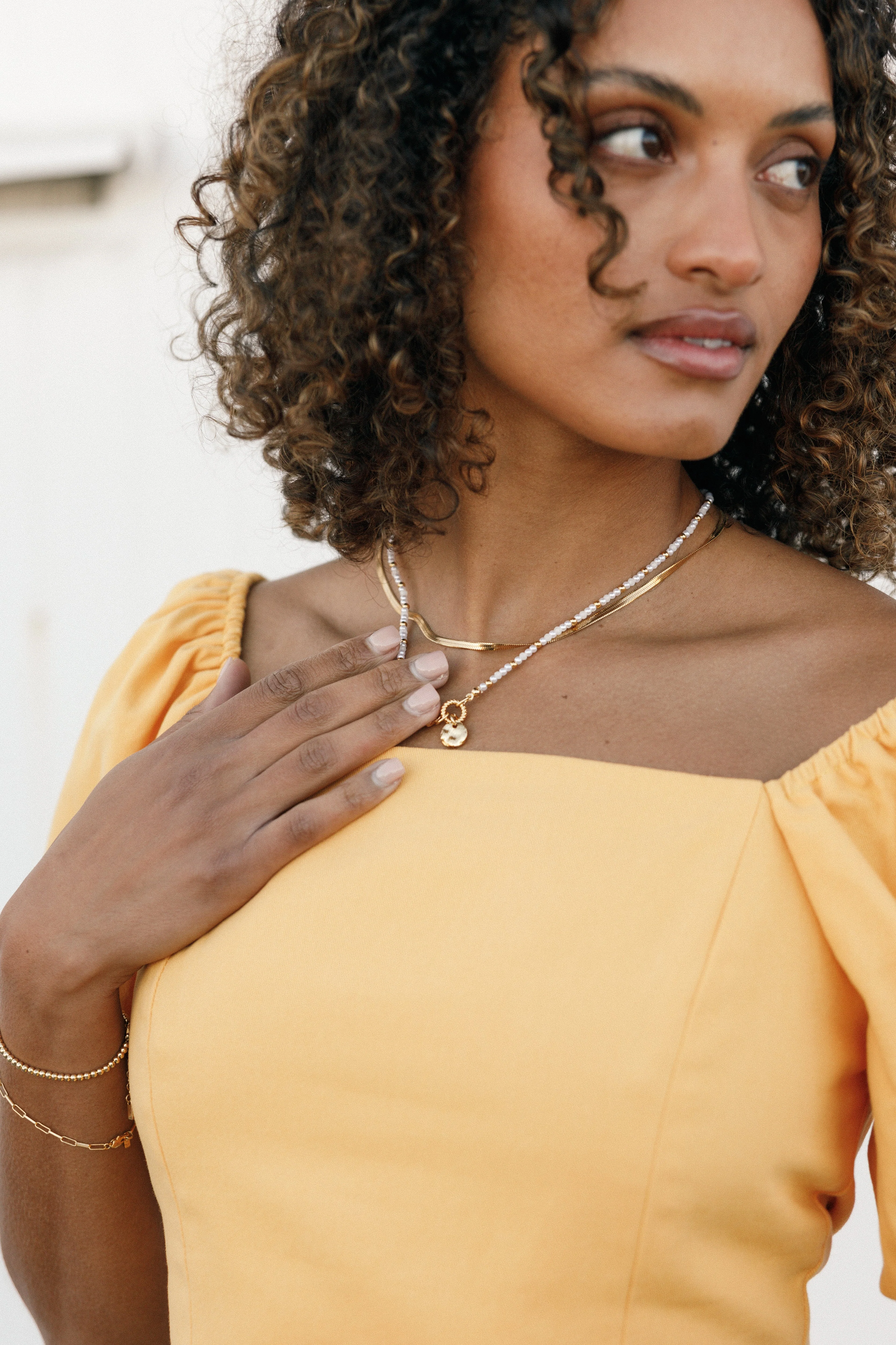 Alex Necklace - Gold - Image 2