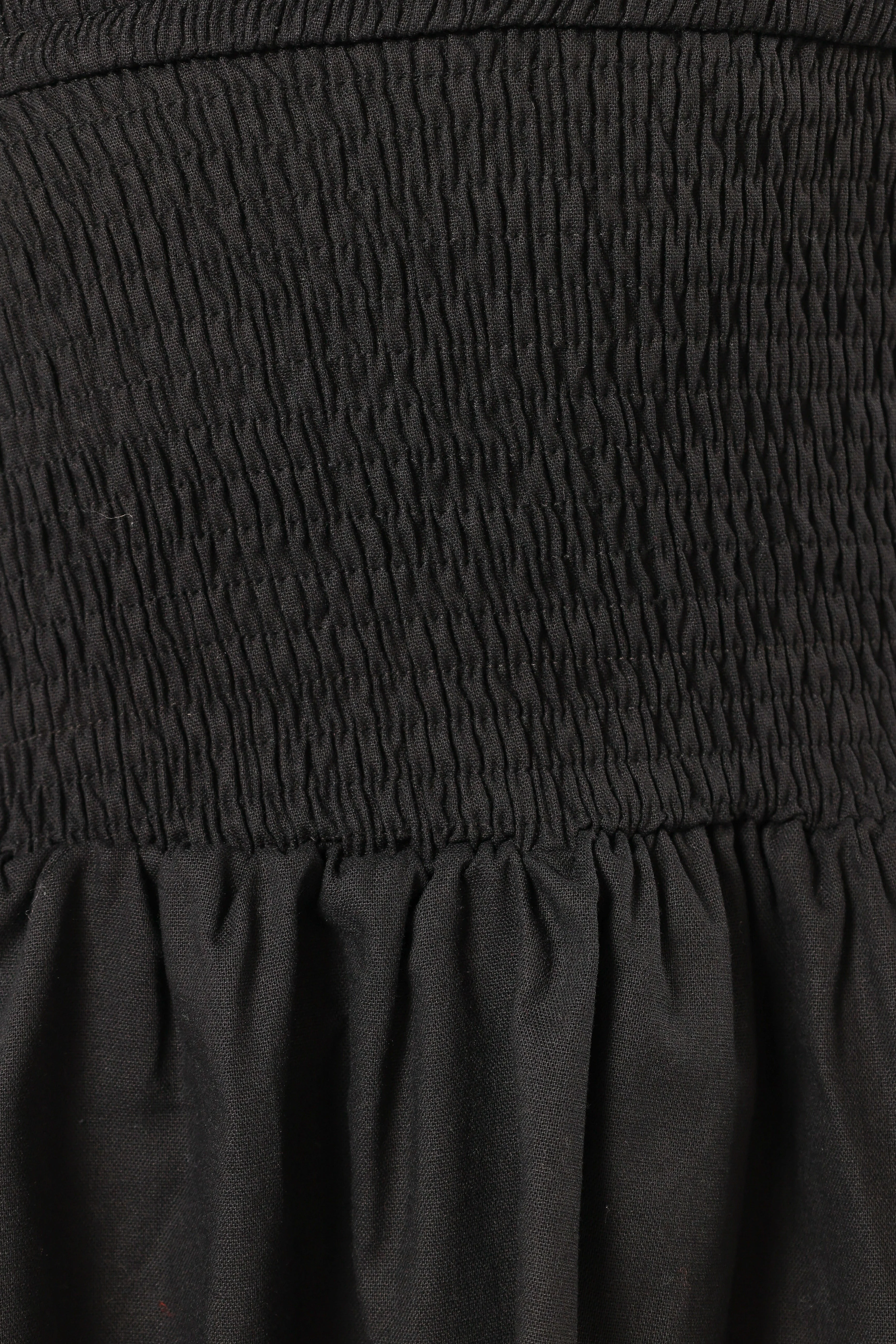 Allison One Shoulder Mini Dress - Black - Image 9