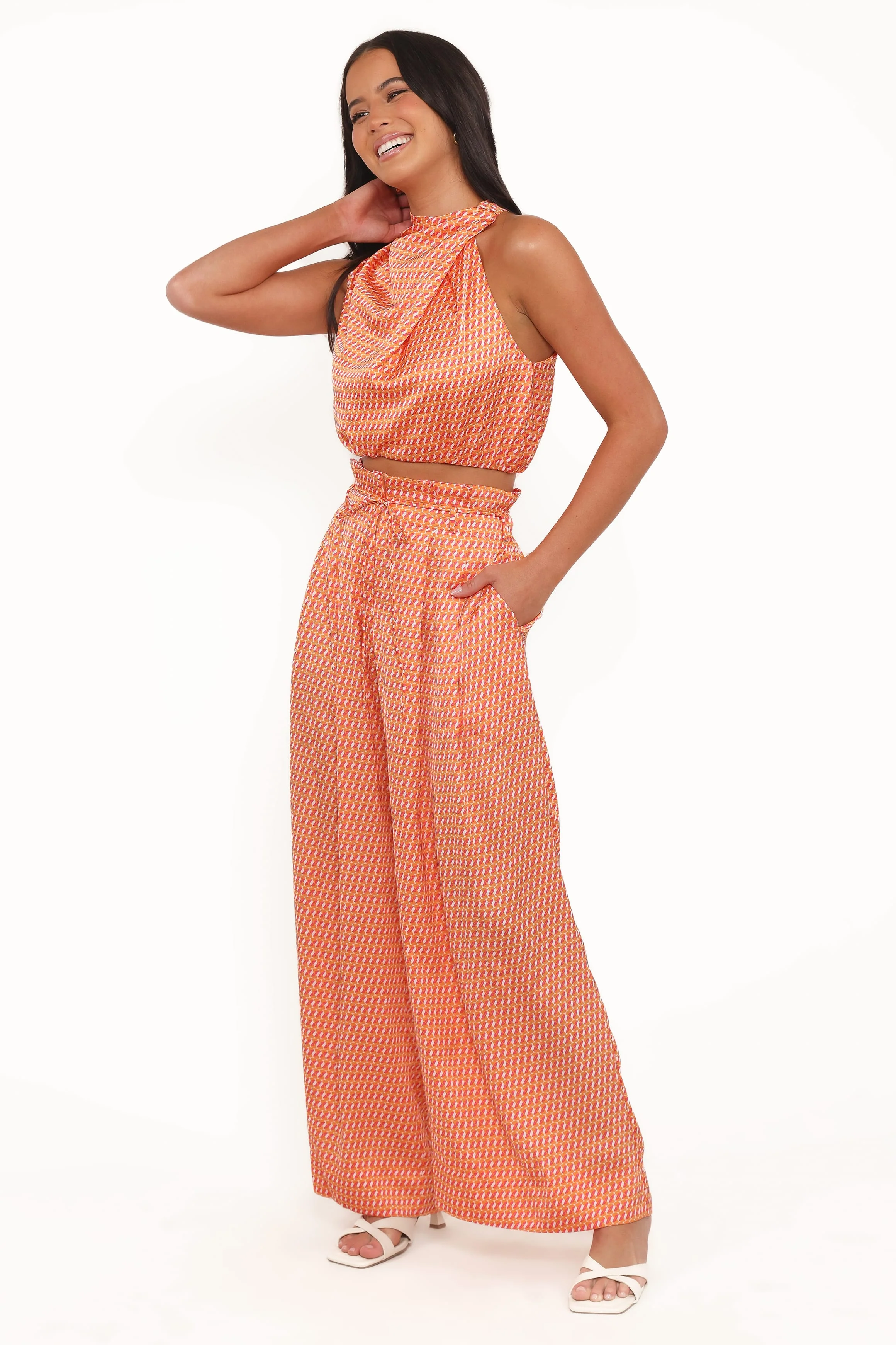 Althea Pant Set - Orange - Image 4