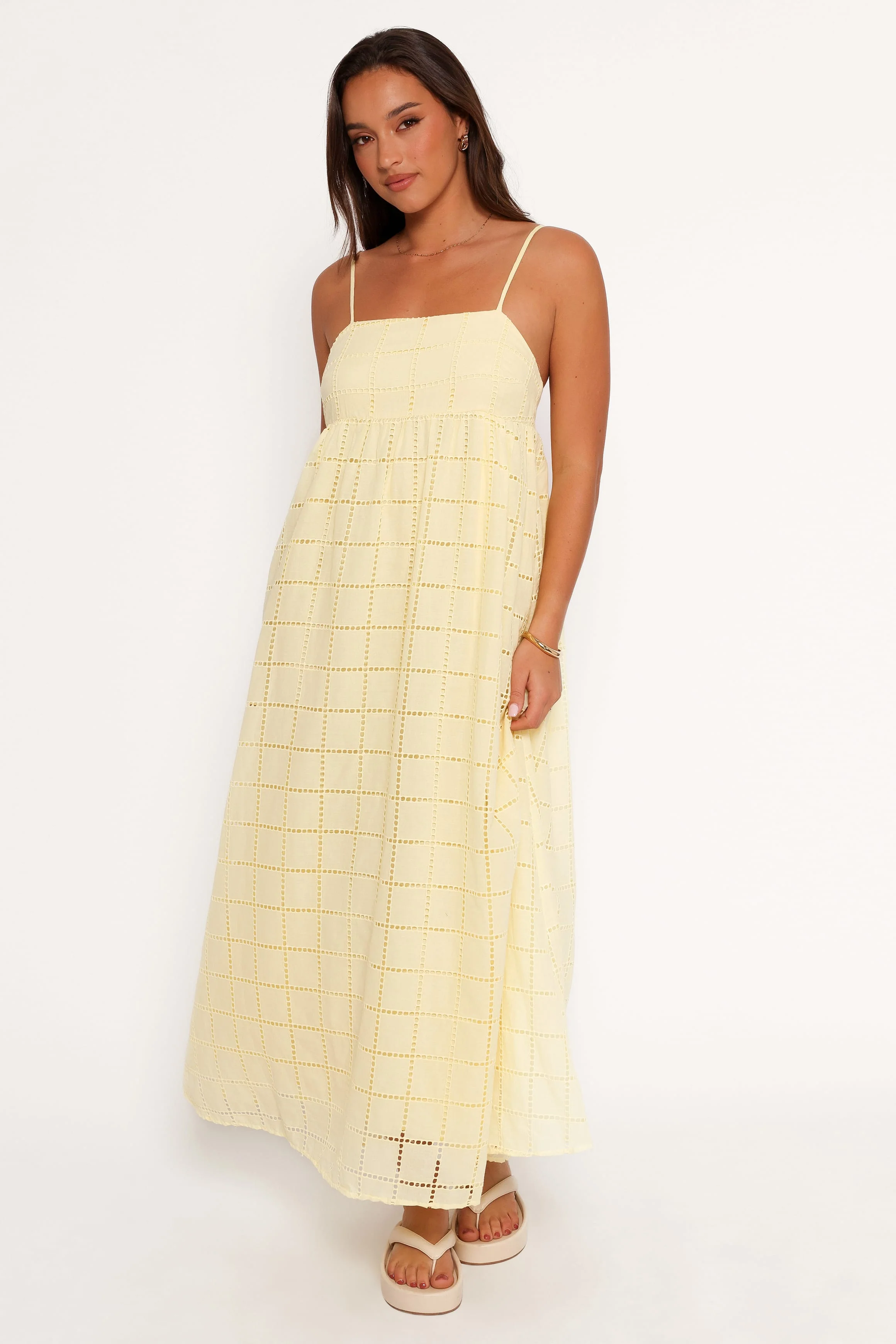Alyah Maxi Dress - Butter Yellow - Image 3