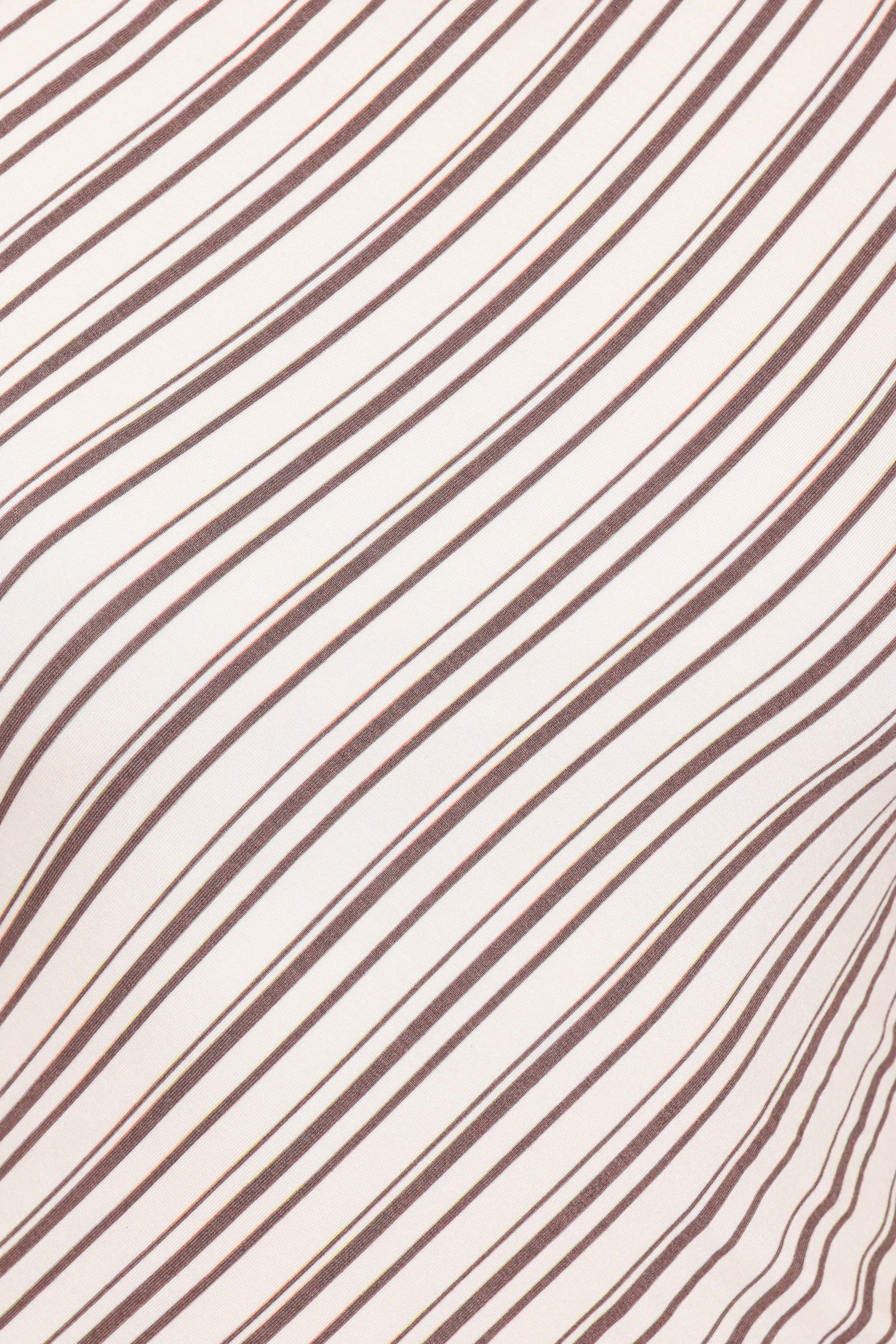 Amber Skirt Set - Cream/Brown Stripe - Image 8