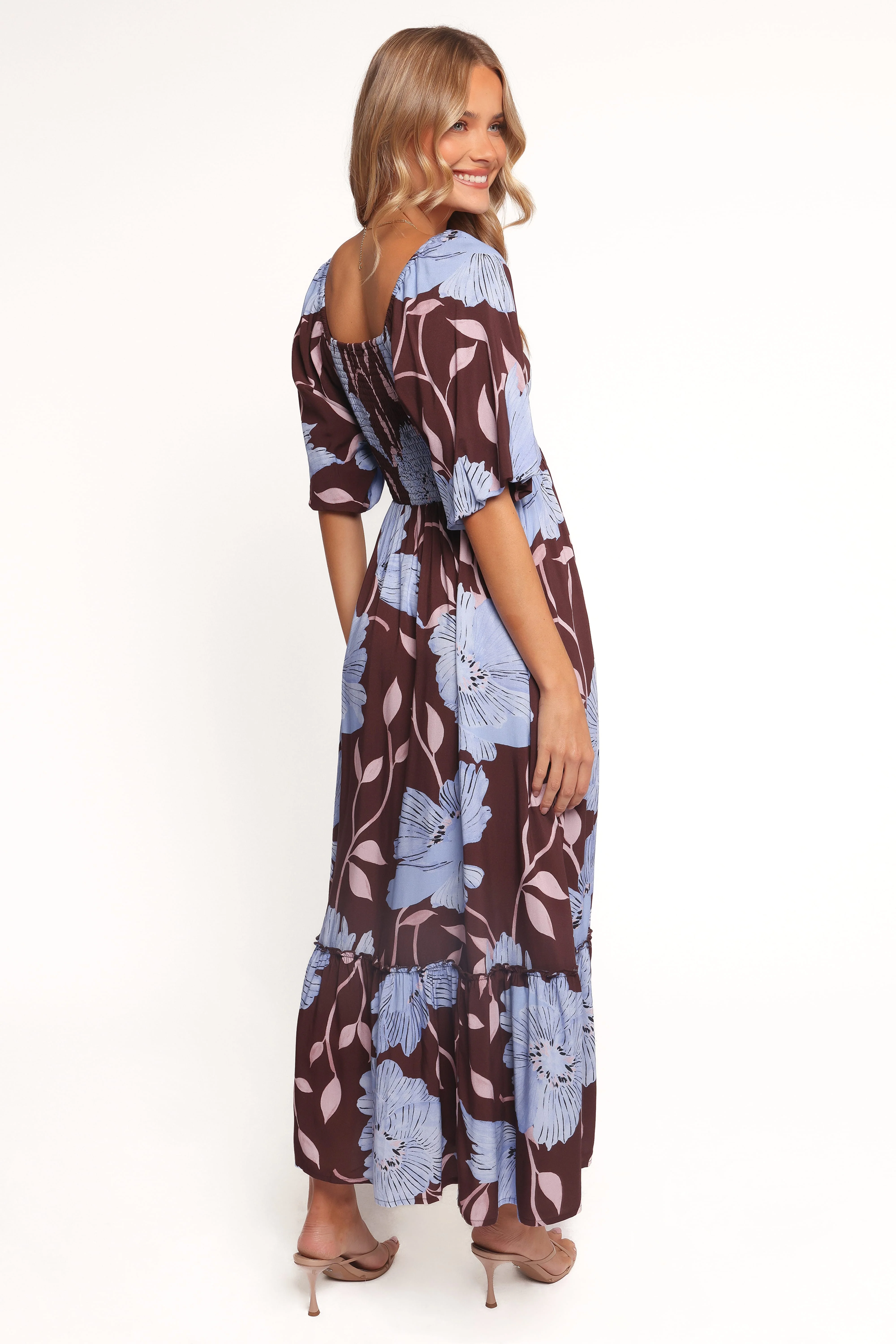 Annabella Maxi Dress - Blue Poppies - Image 5