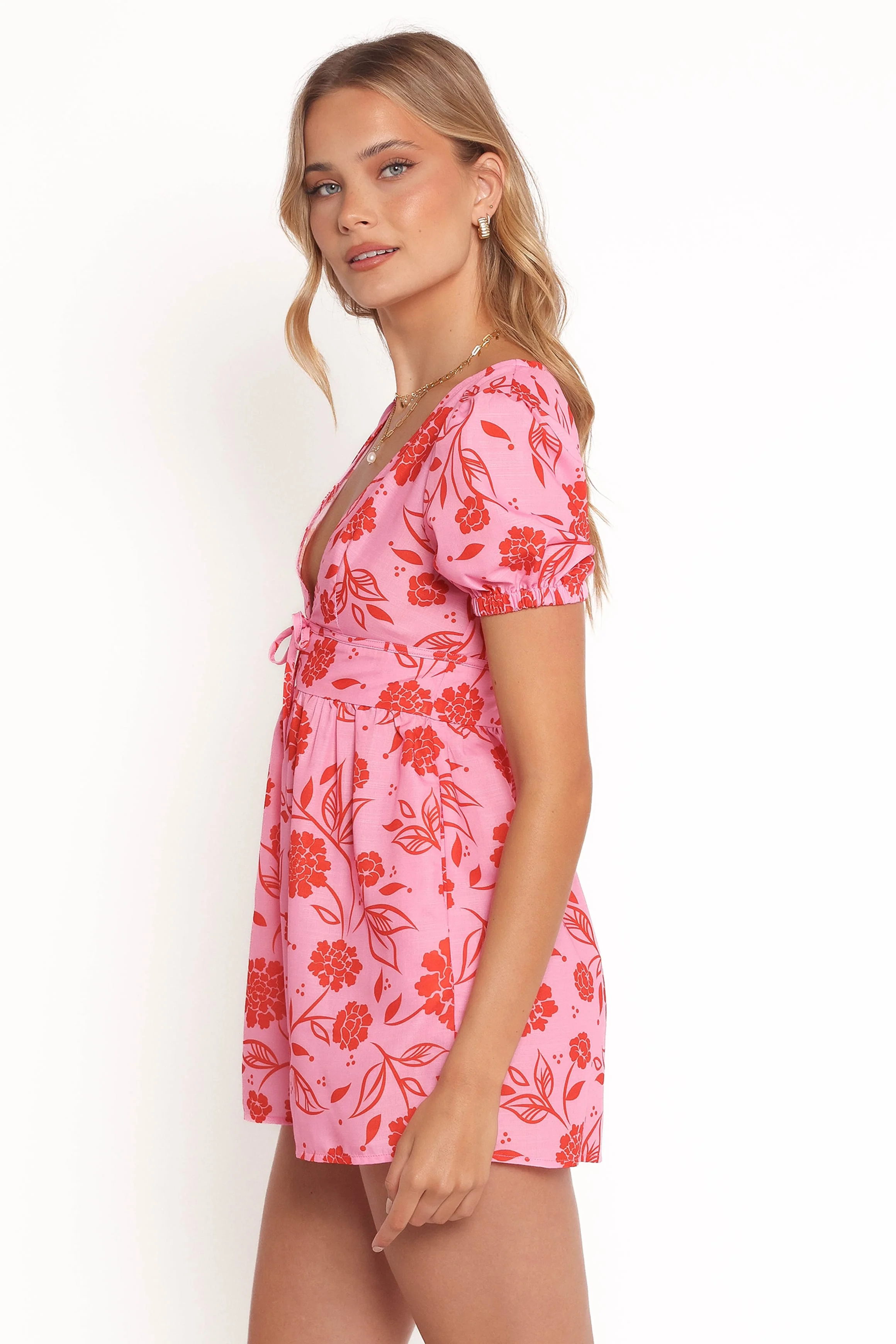 Anthea Playsuit - Pink Red - Image 3