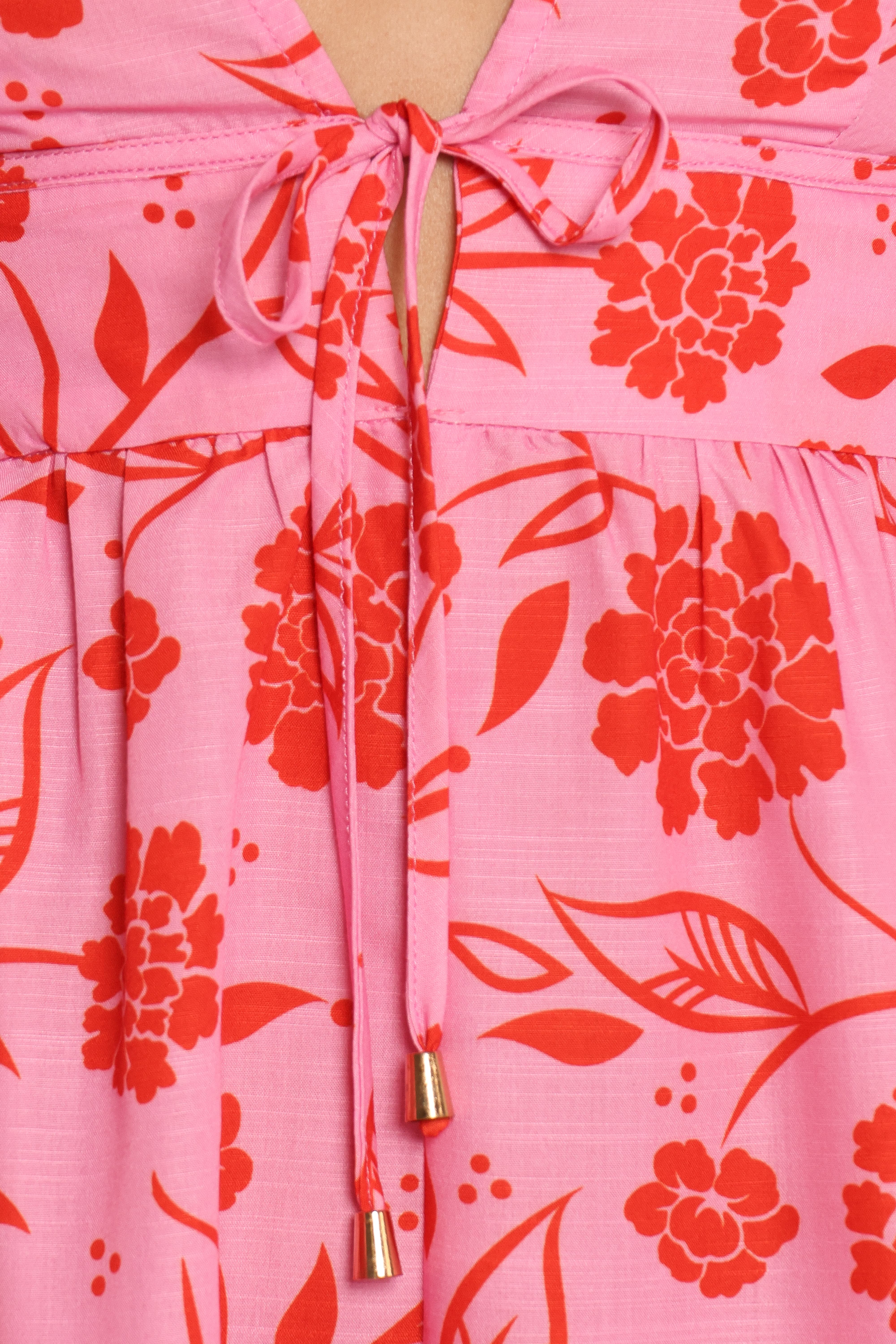 Anthea Playsuit - Pink Red - Image 6