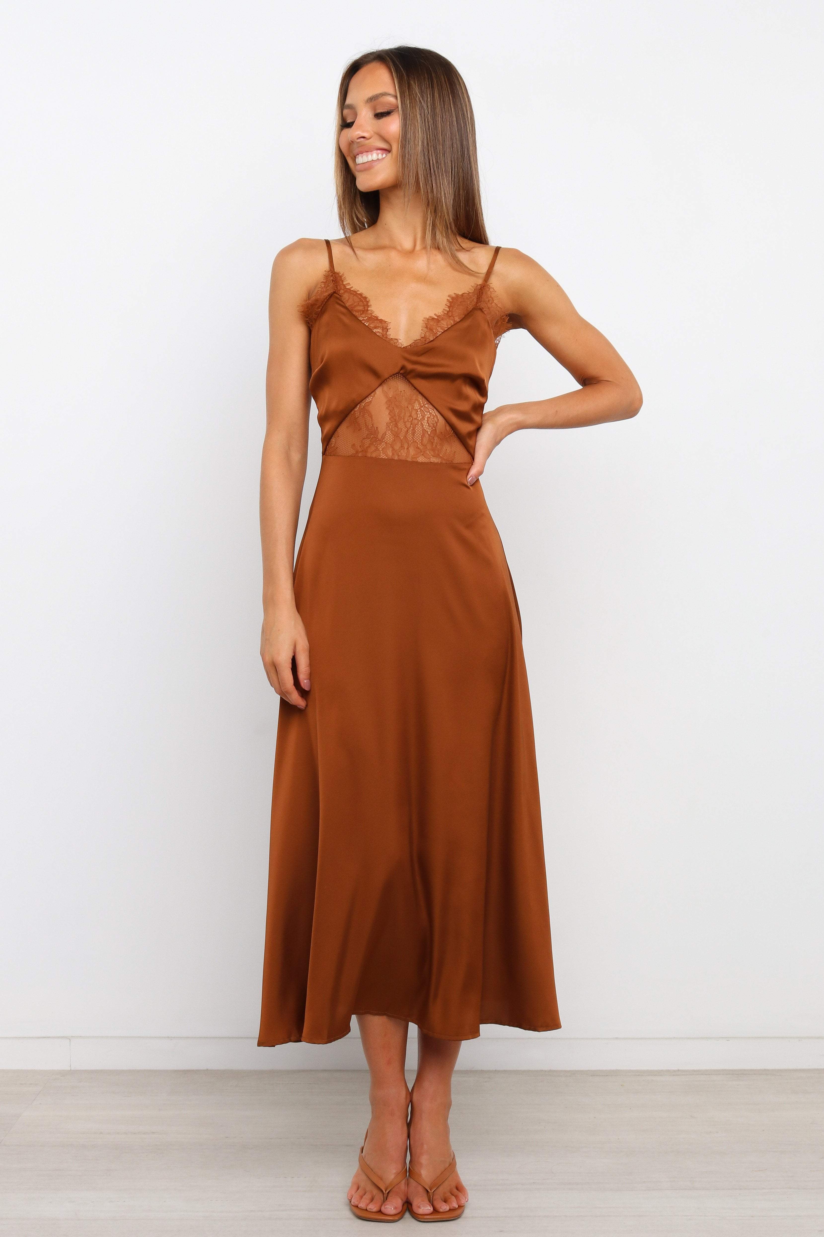 Ariel Dress - Rust - Image 3
