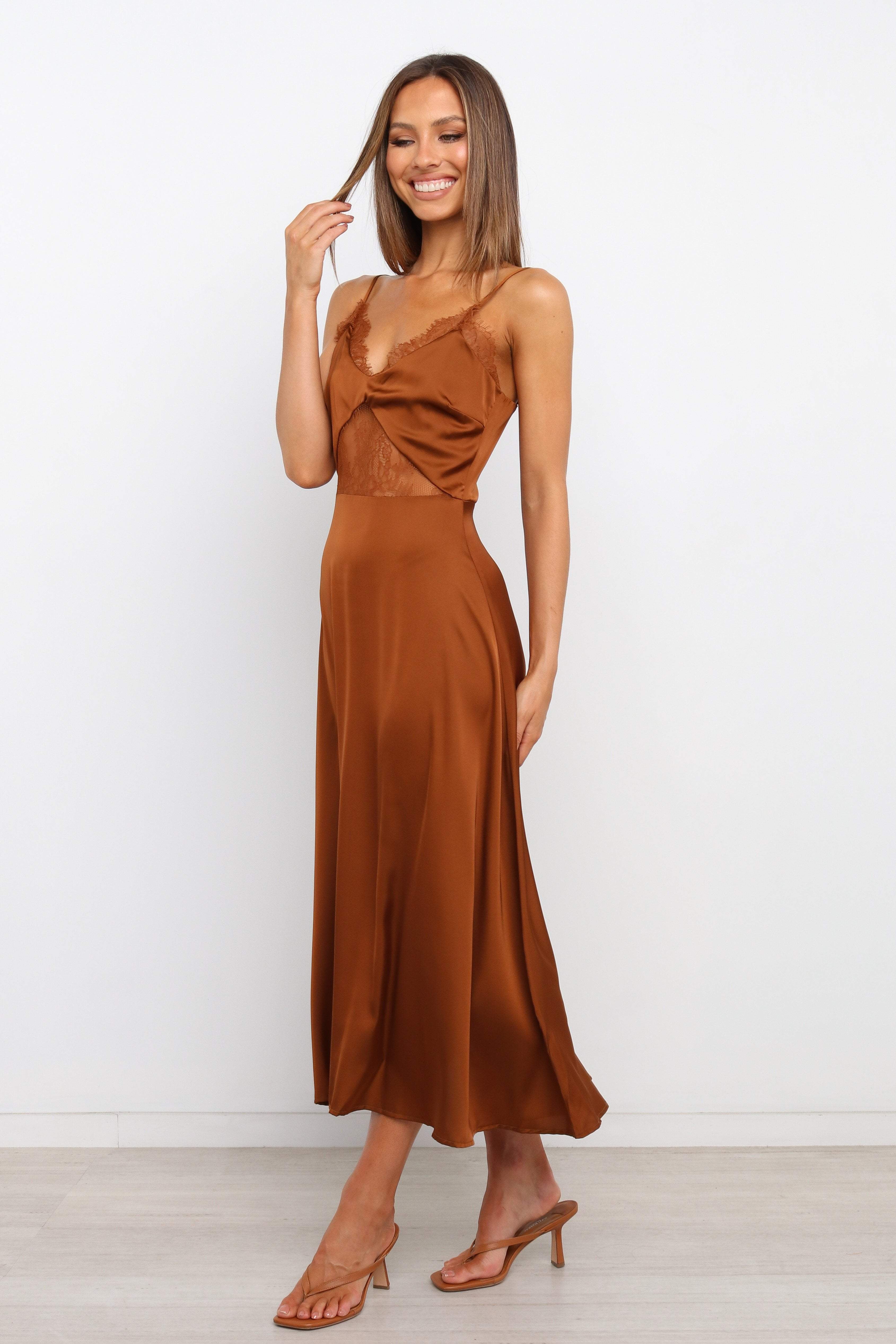 Ariel Dress - Rust - Image 8