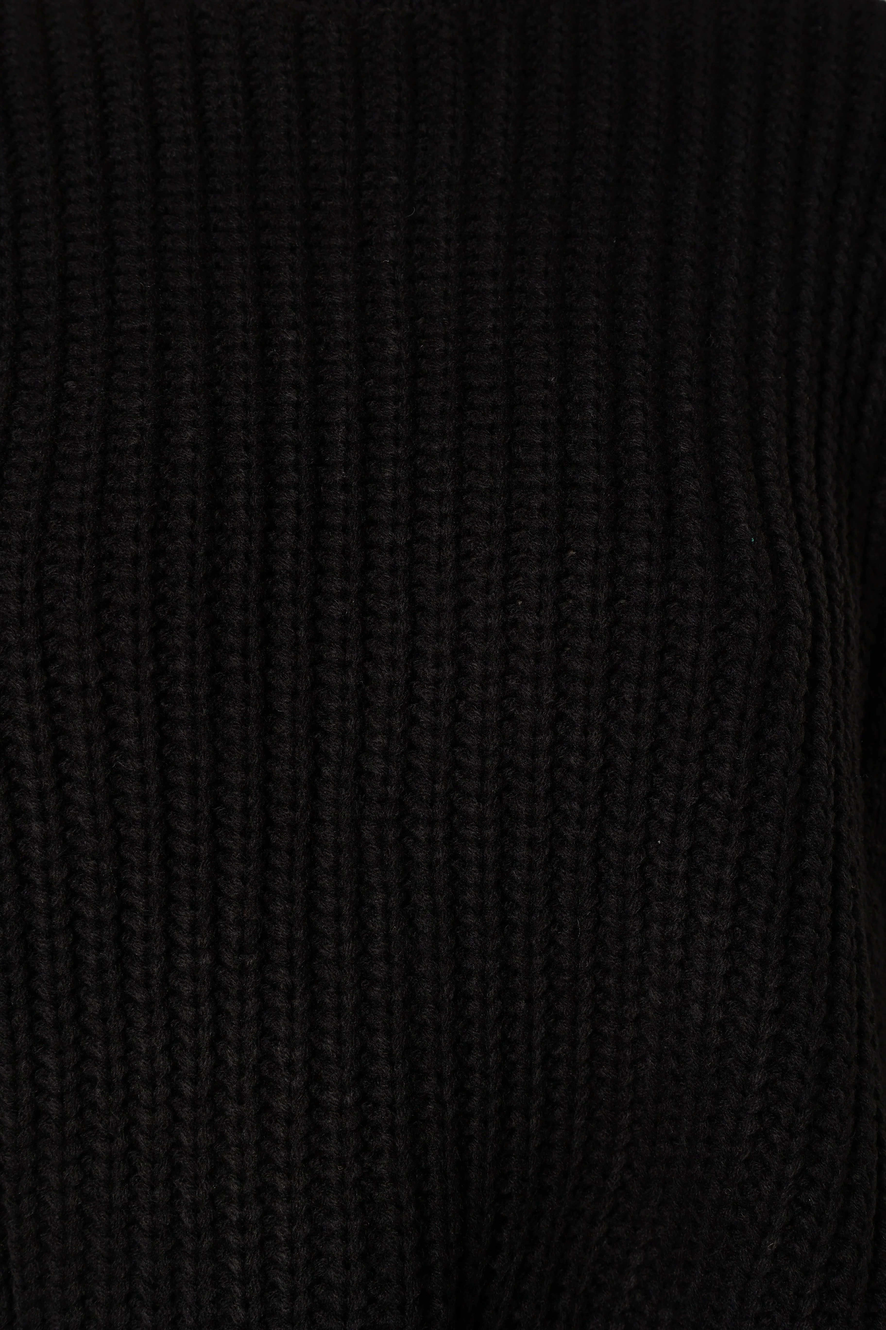 Arlette Textured Knit Sweater - Black - Image 8