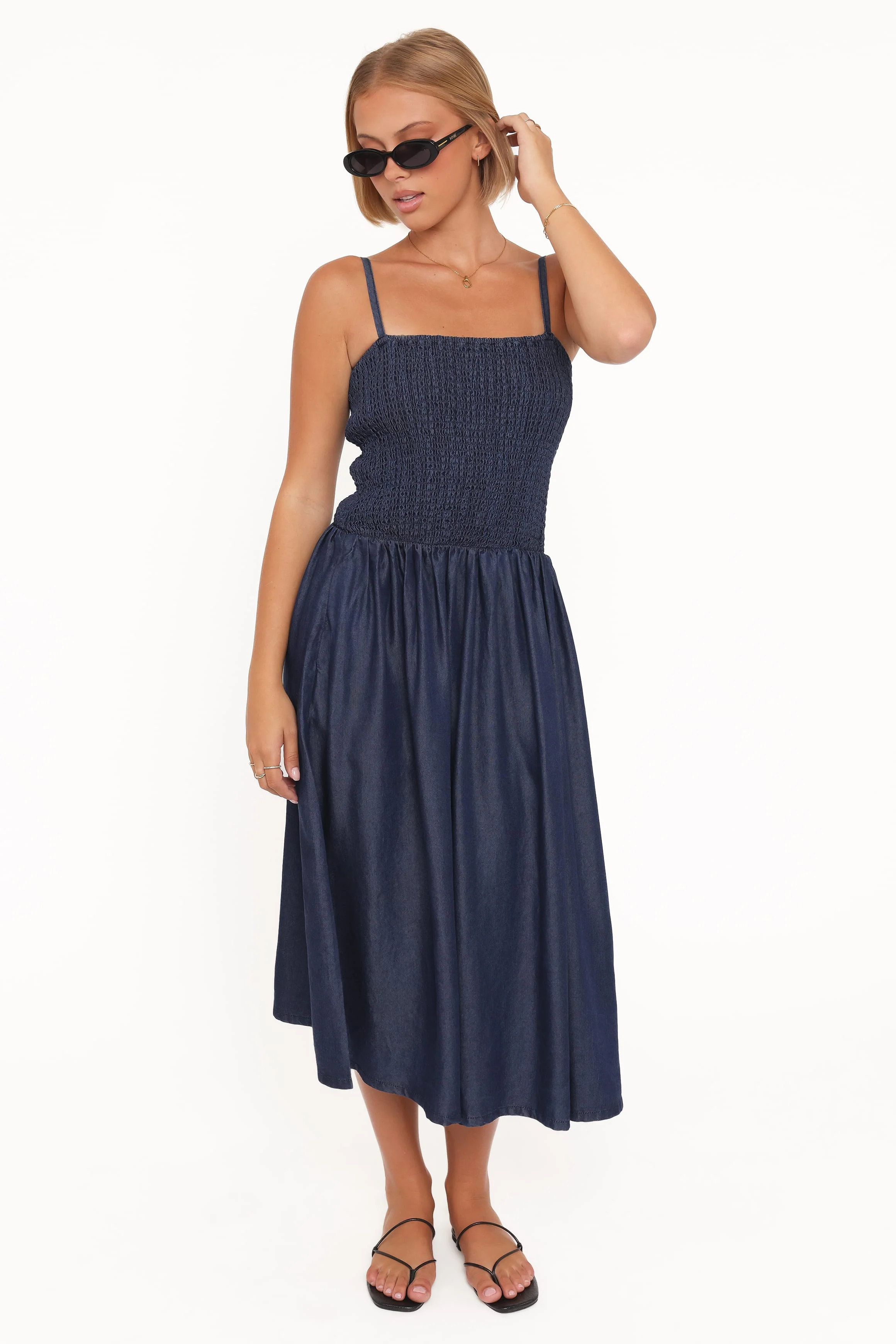 Arnika Midi Dress - Blue - Image 6