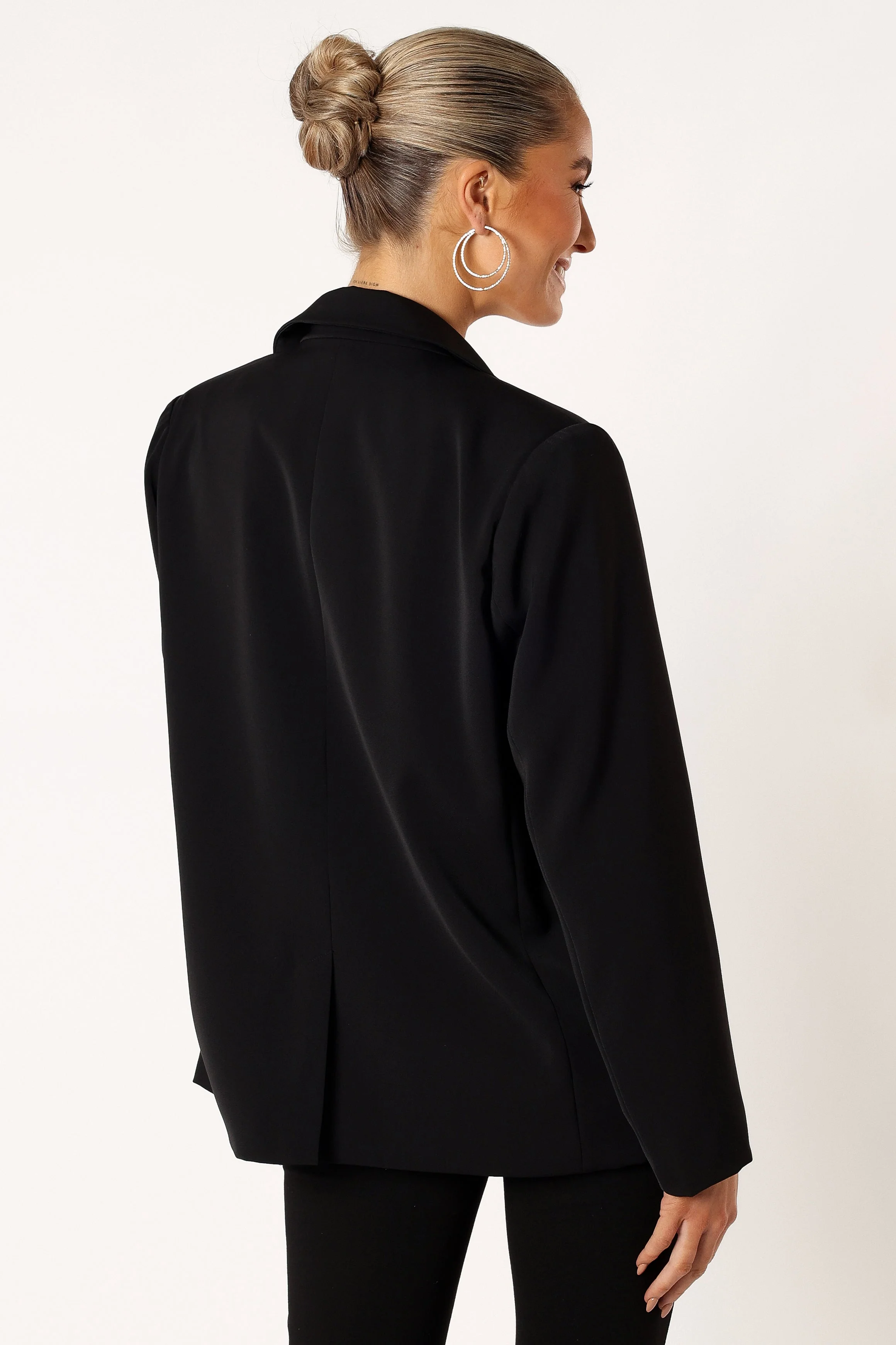 Aubree Embellished Blazer - Black - Image 3