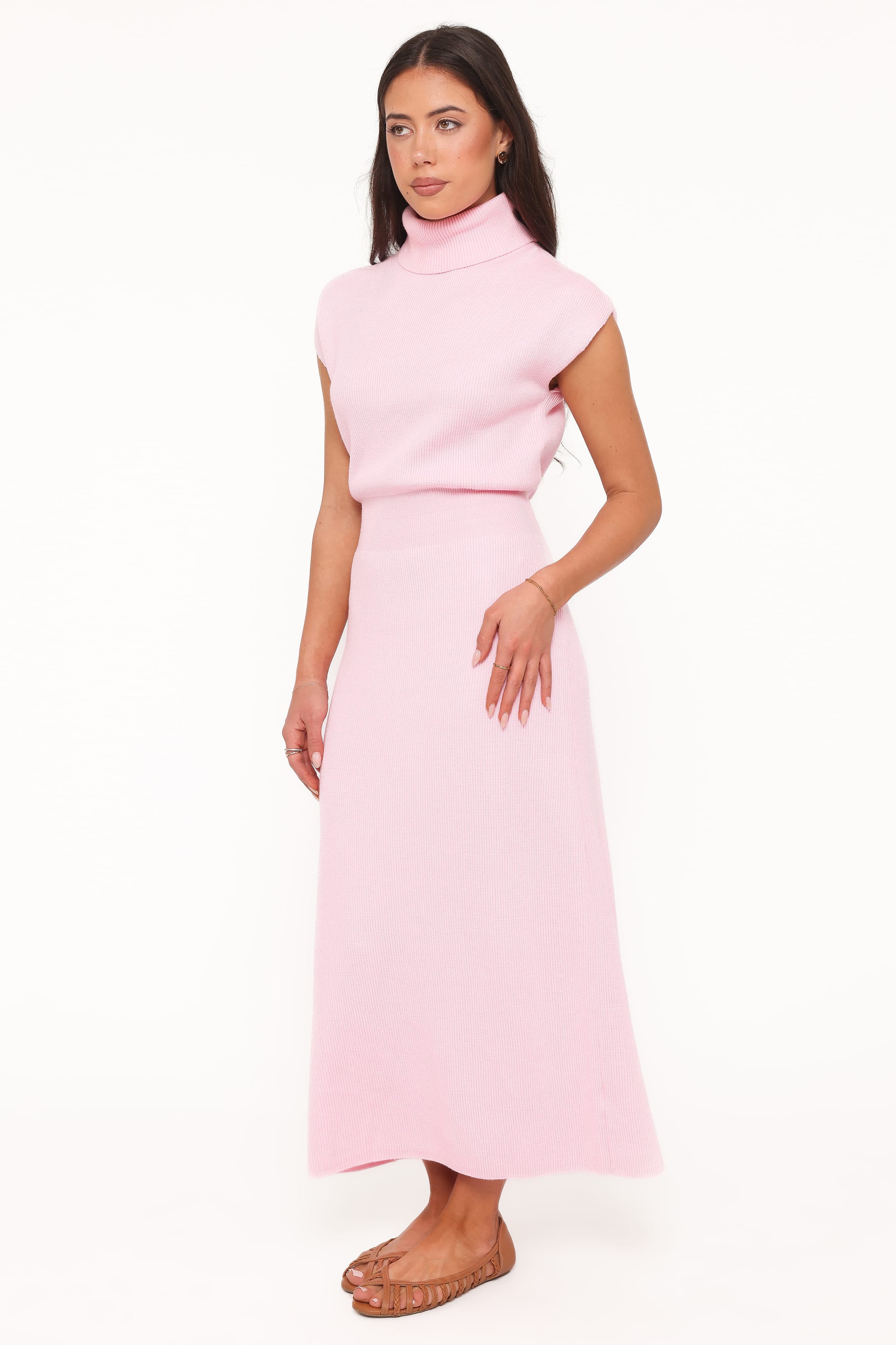 Avalon Midi Dress - Pink - Image 3