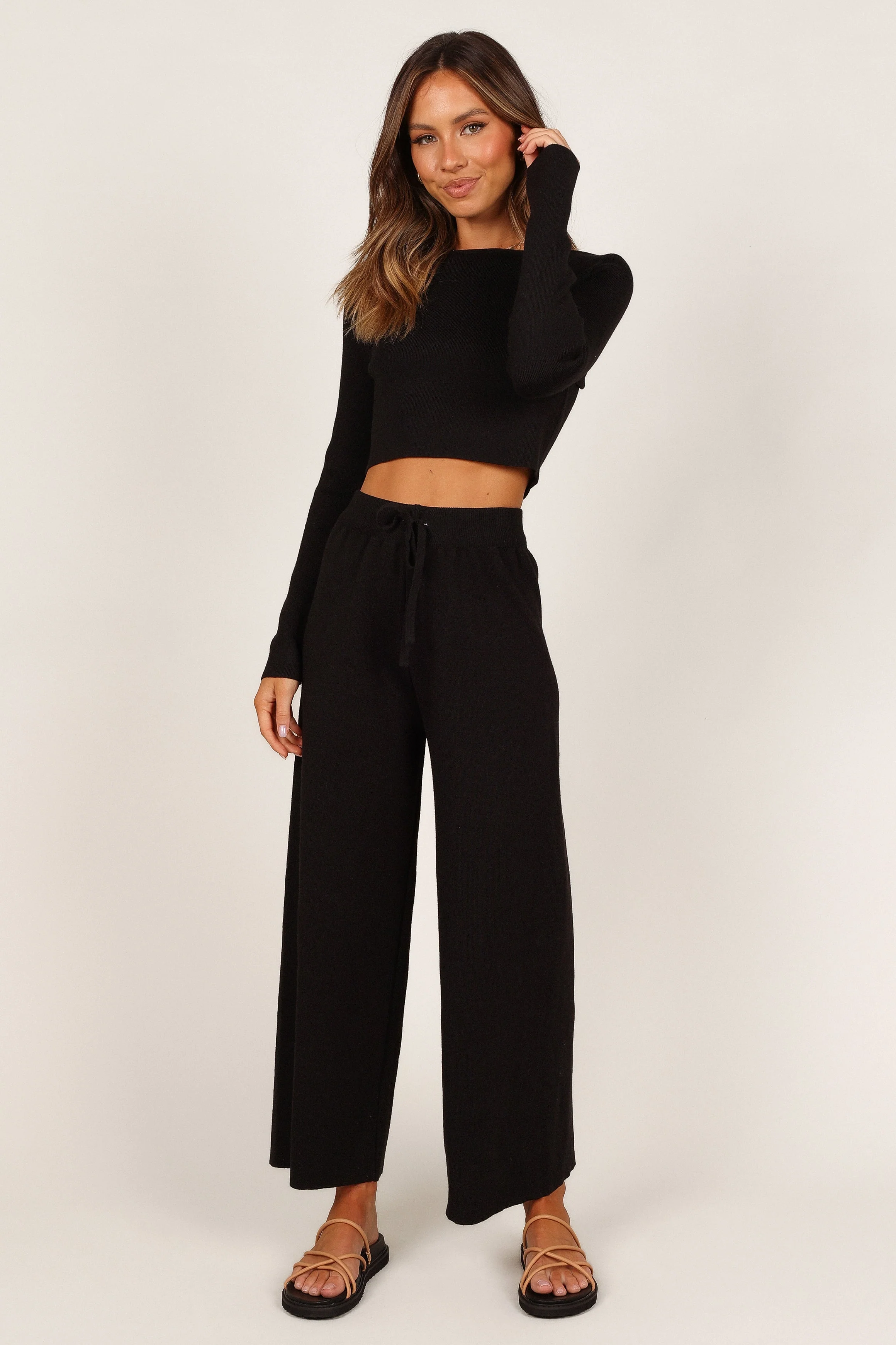 Ayers Long Sleeve Set - Black - Image 7