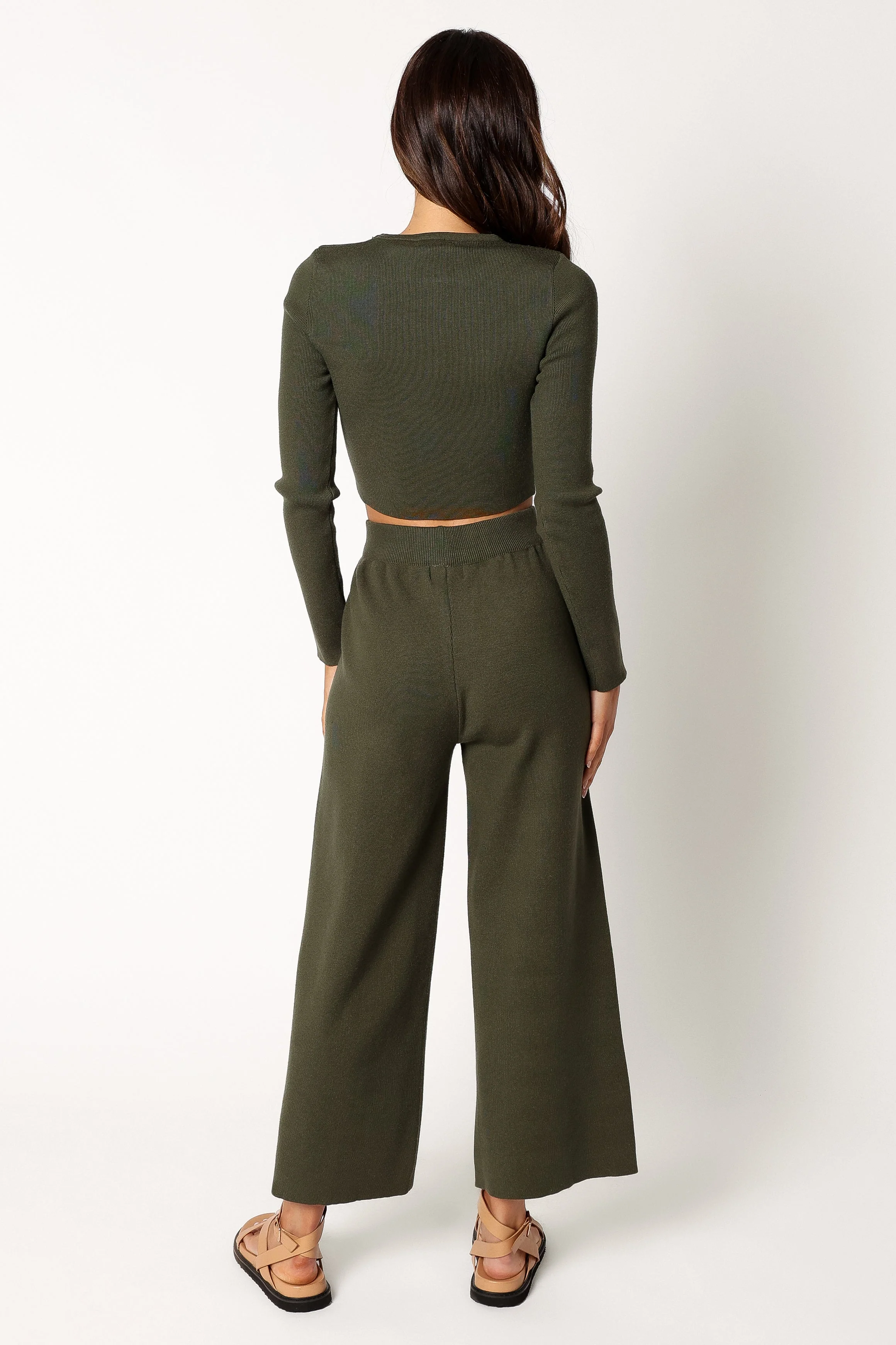 Ayers Long Sleeve Set - Olive - Image 4