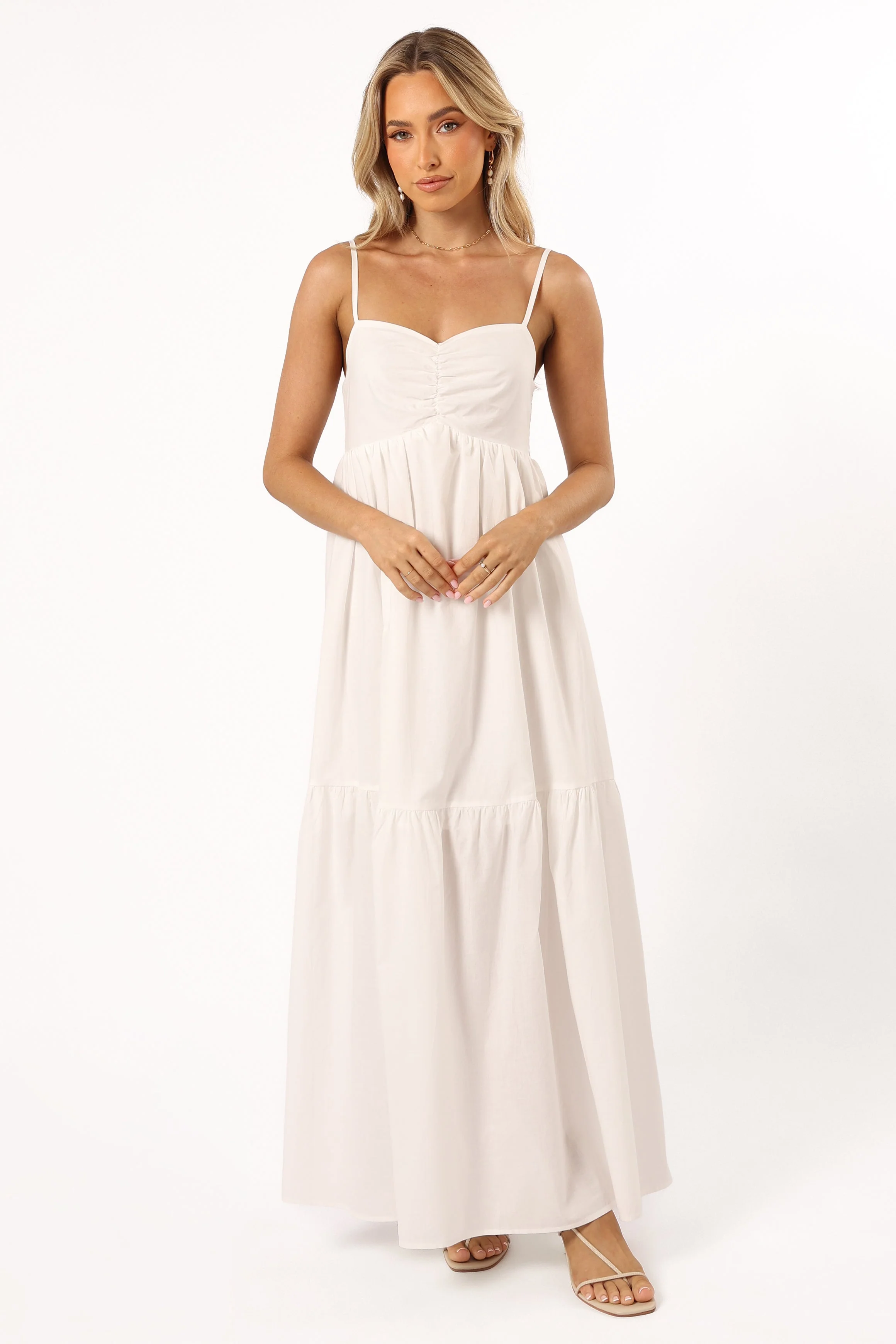 Bailey Maxi Dress - White - Image 6
