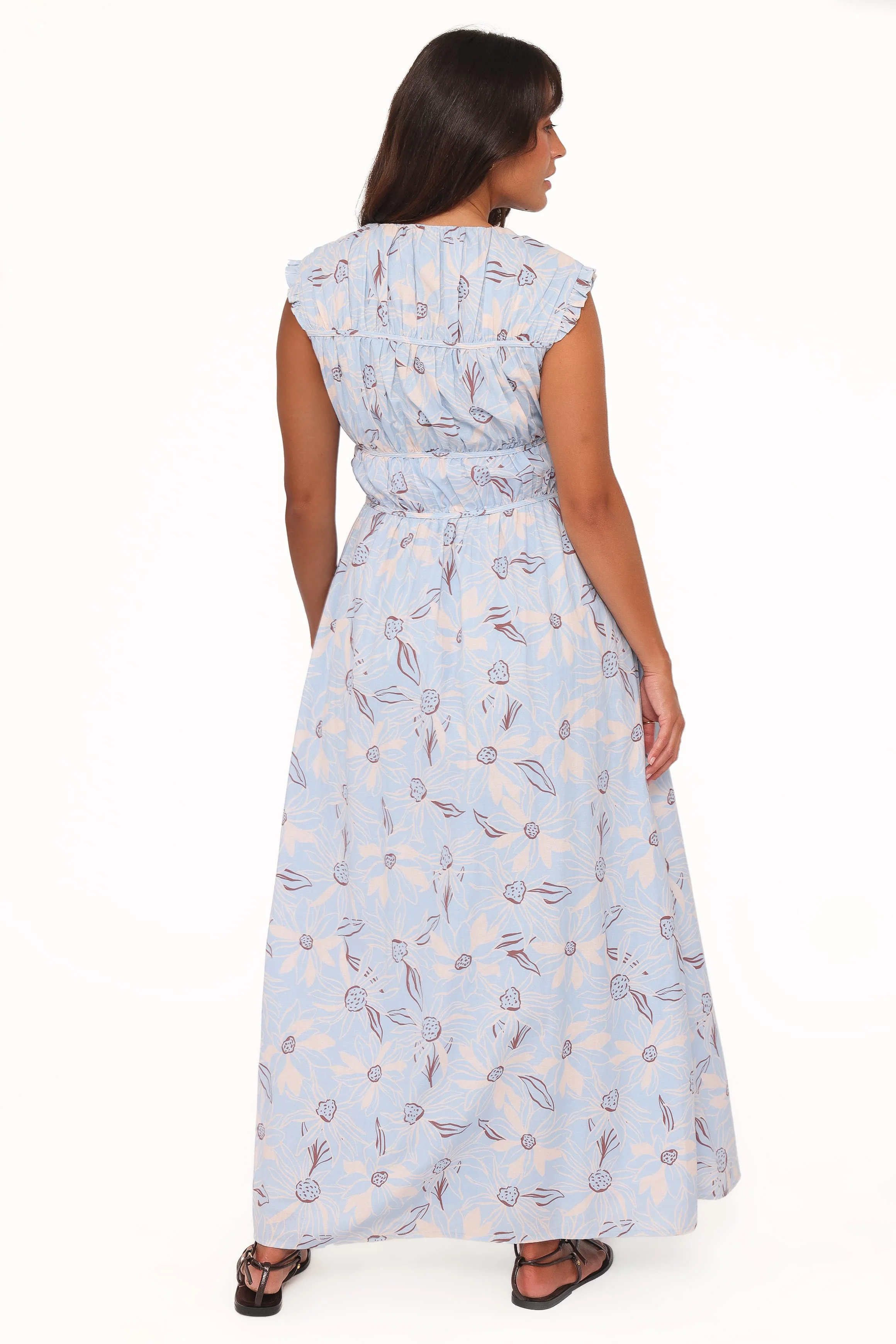Bancroft Maxi Dress - Blue Flannel Floral - Image 5