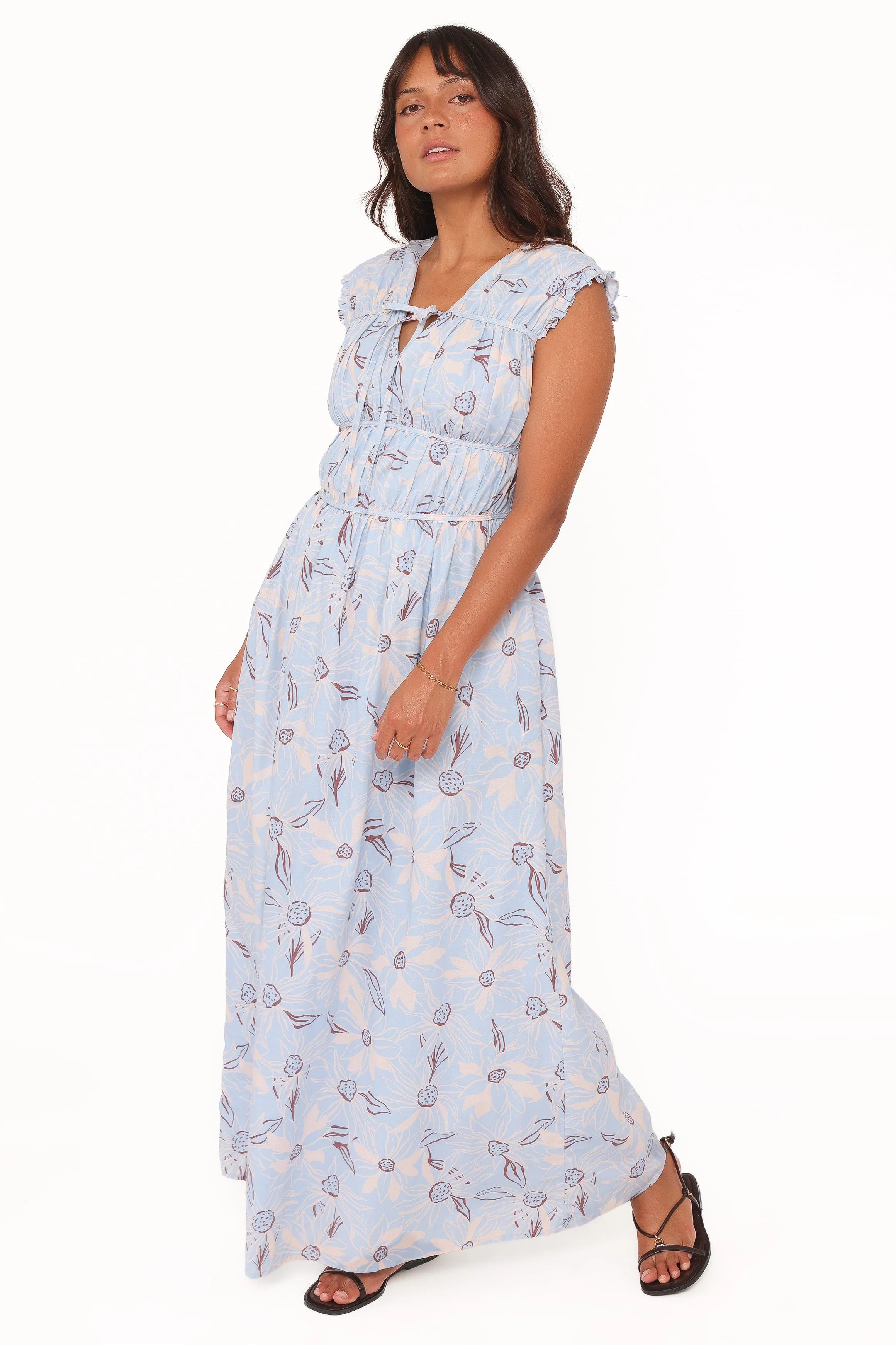 Bancroft Maxi Dress - Blue Flannel Floral - Image 6