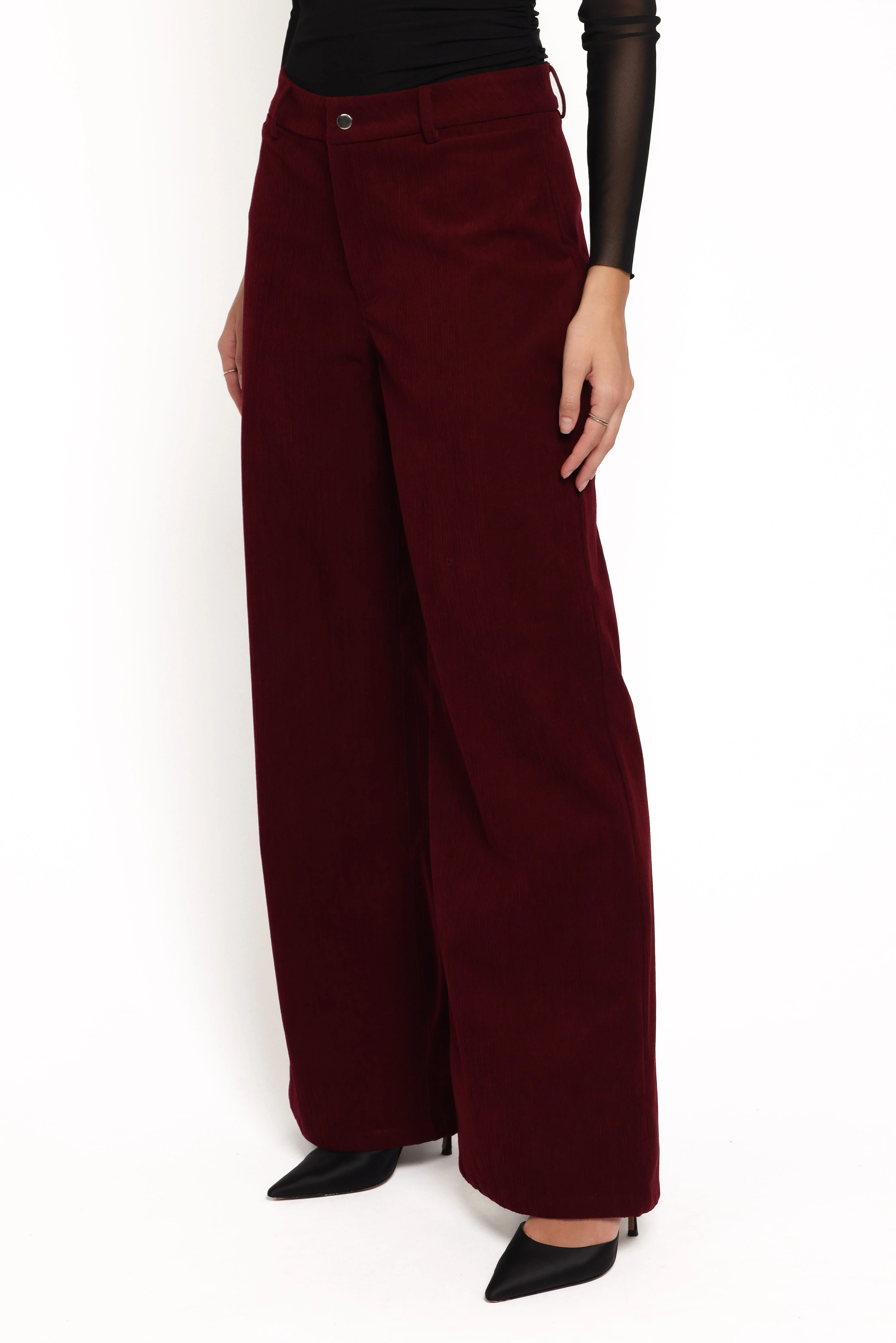 Barrett Corduroy Pant - Berry - Image 2