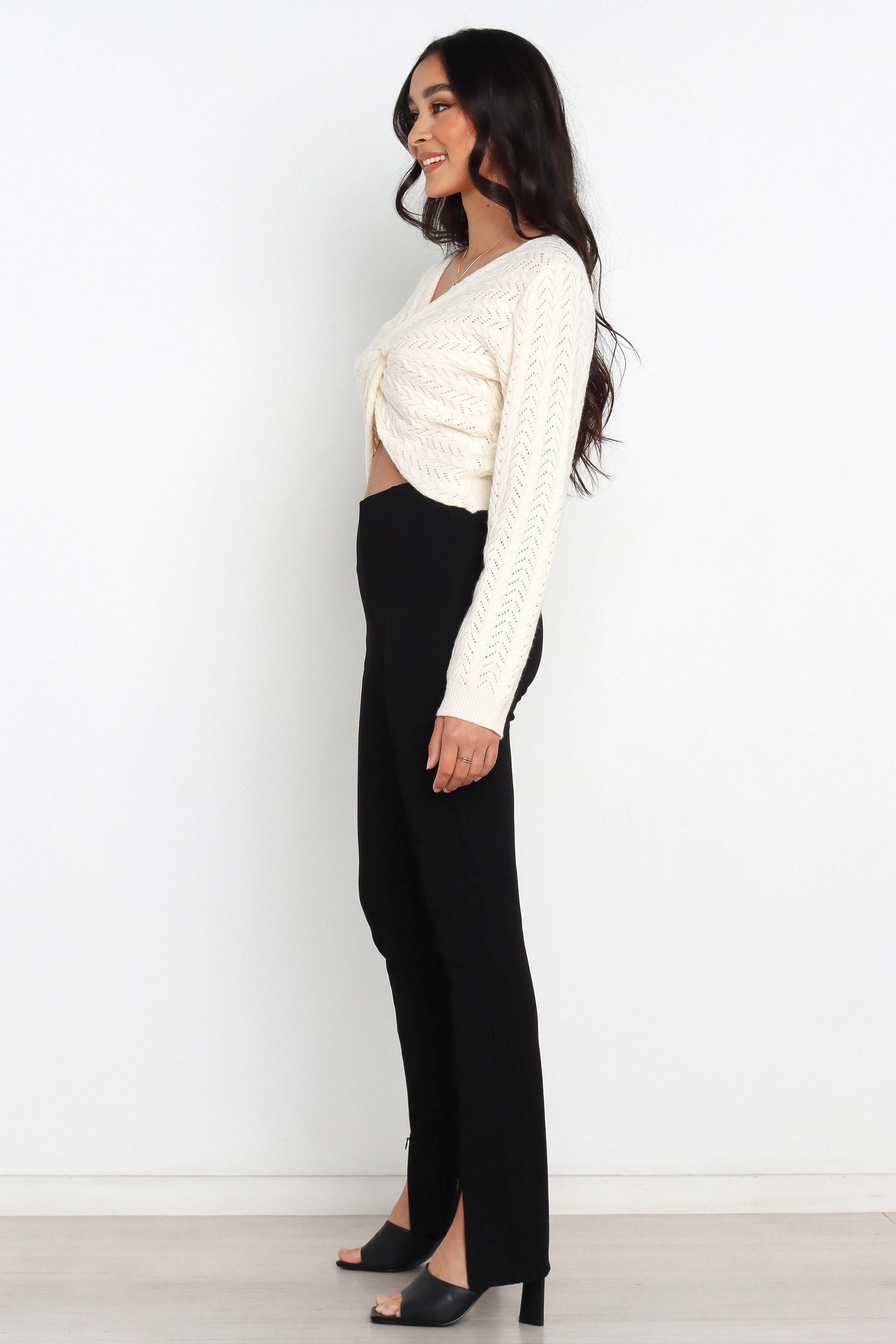 Baylor Knit Sweater - White - Image 4