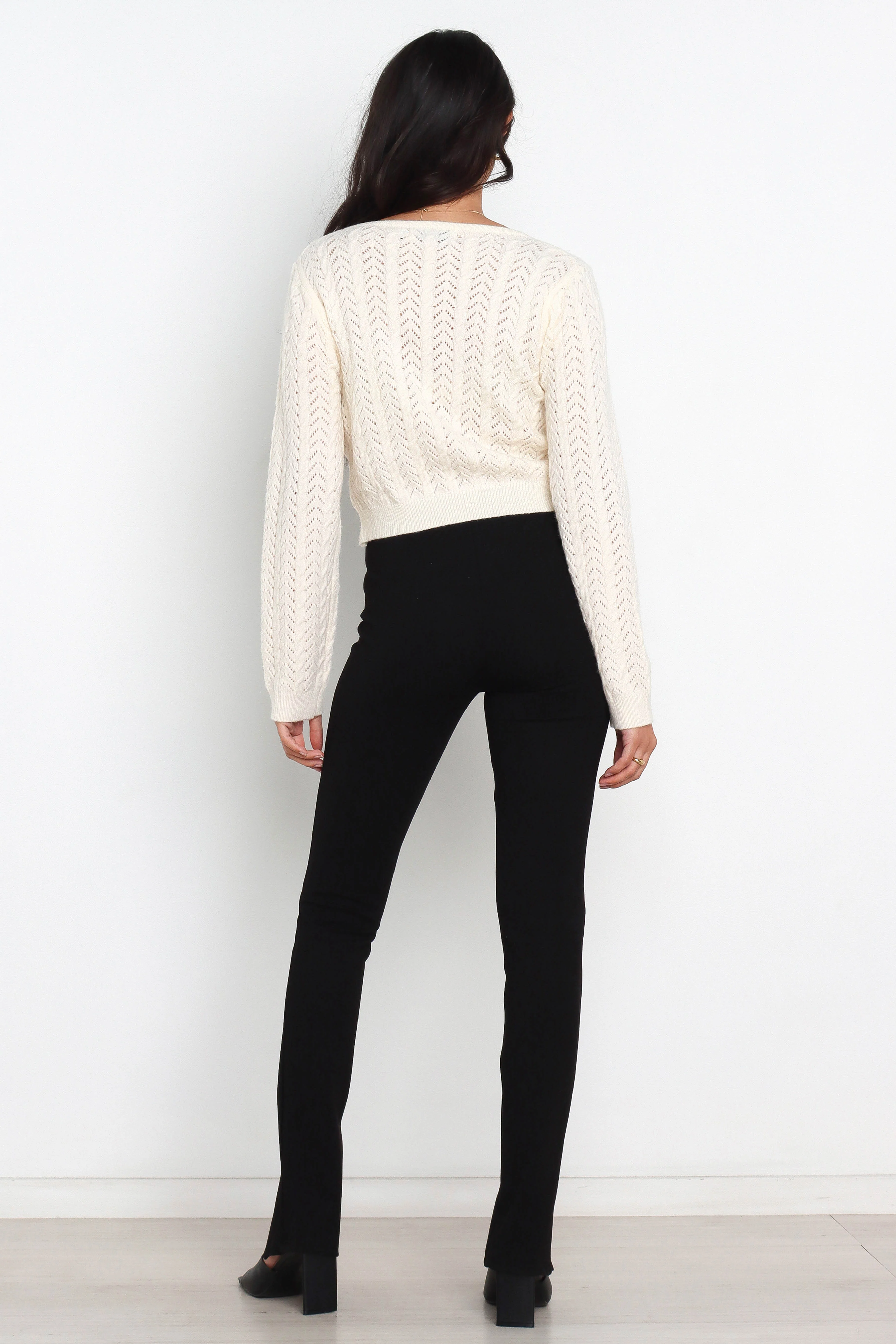 Baylor Knit Sweater - White - Image 5