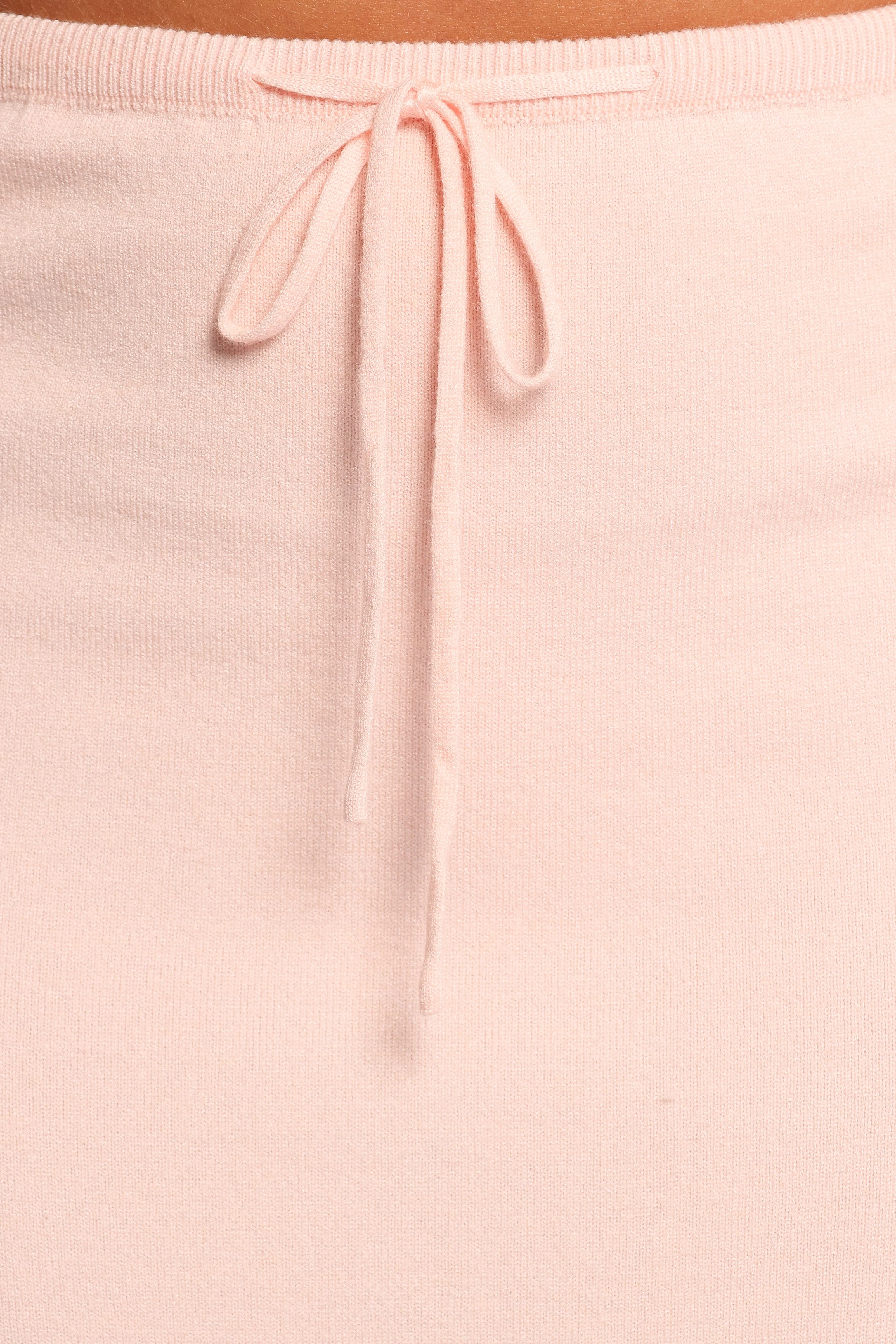 Beatrice Knitted Skirt - Peach - Image 5
