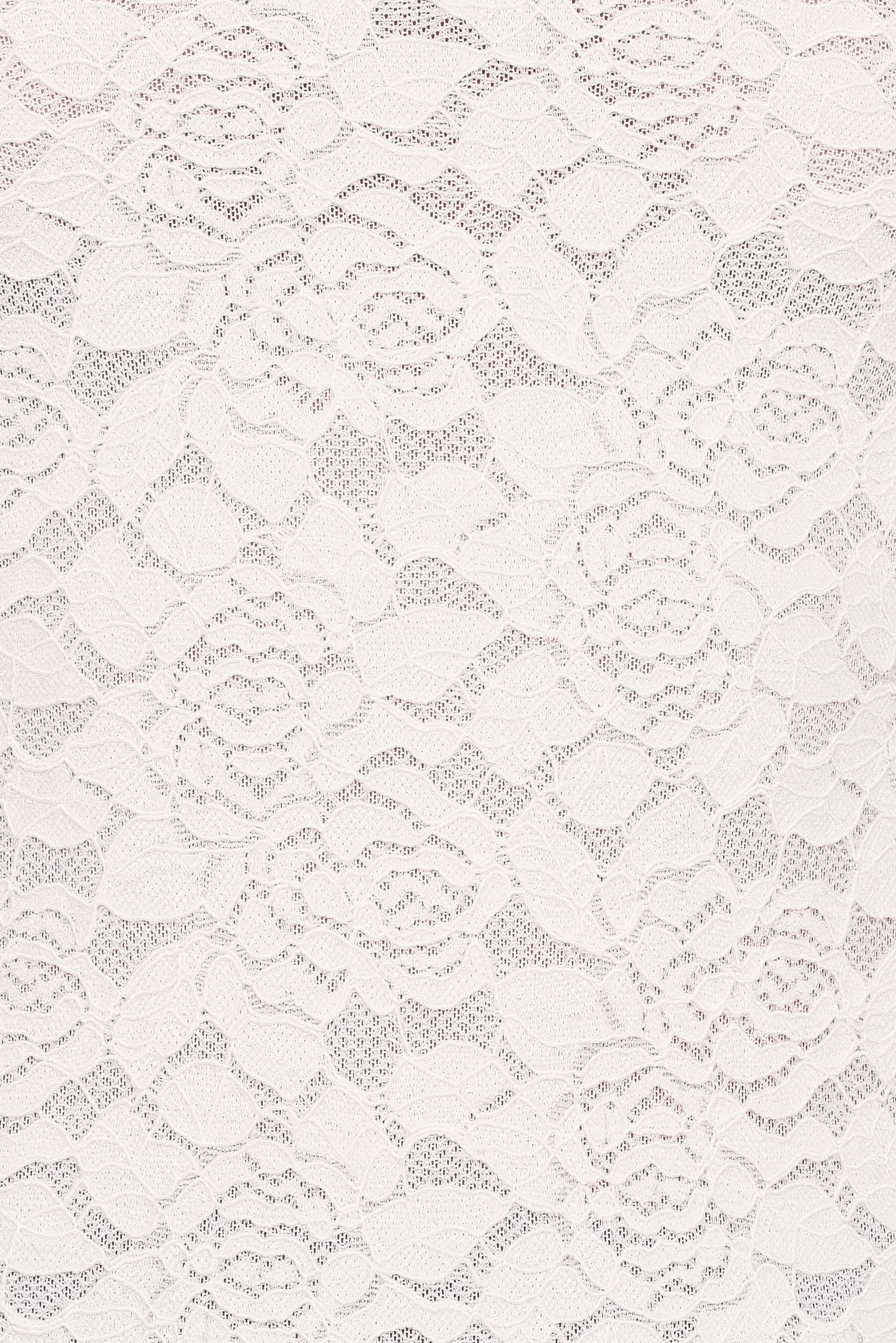 Beatriz Lace High Neck Top - Ivory - Image 7
