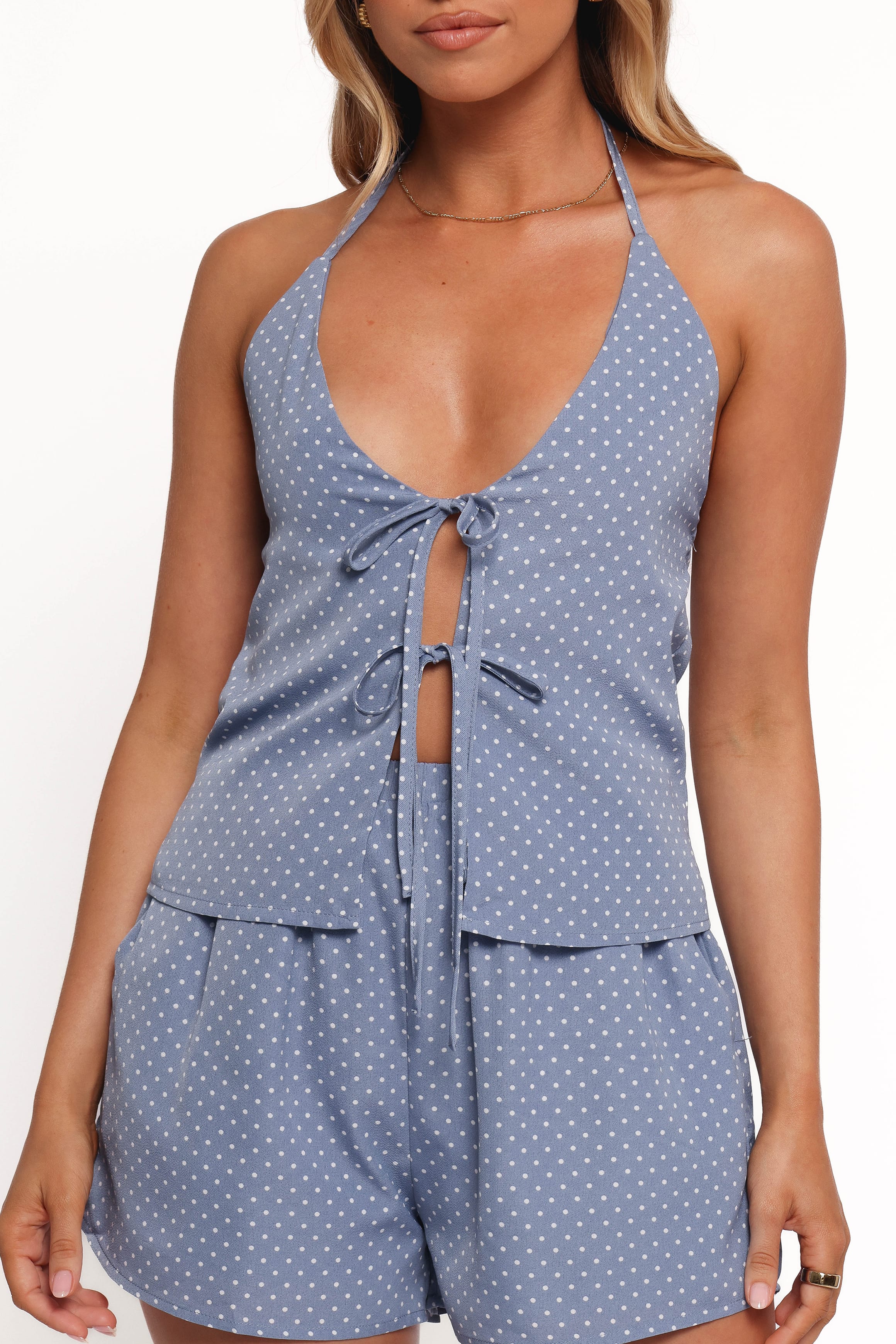 Beau Two Piece Set - Blue Dot - Image 8
