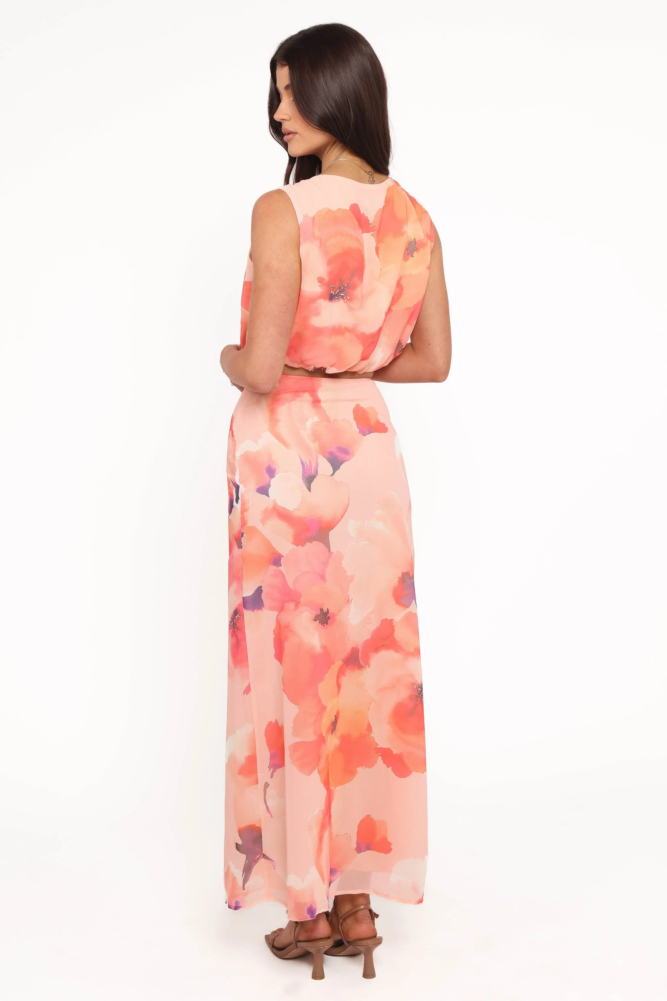 Bethy Skirt Set - Orange Floral - Image 5
