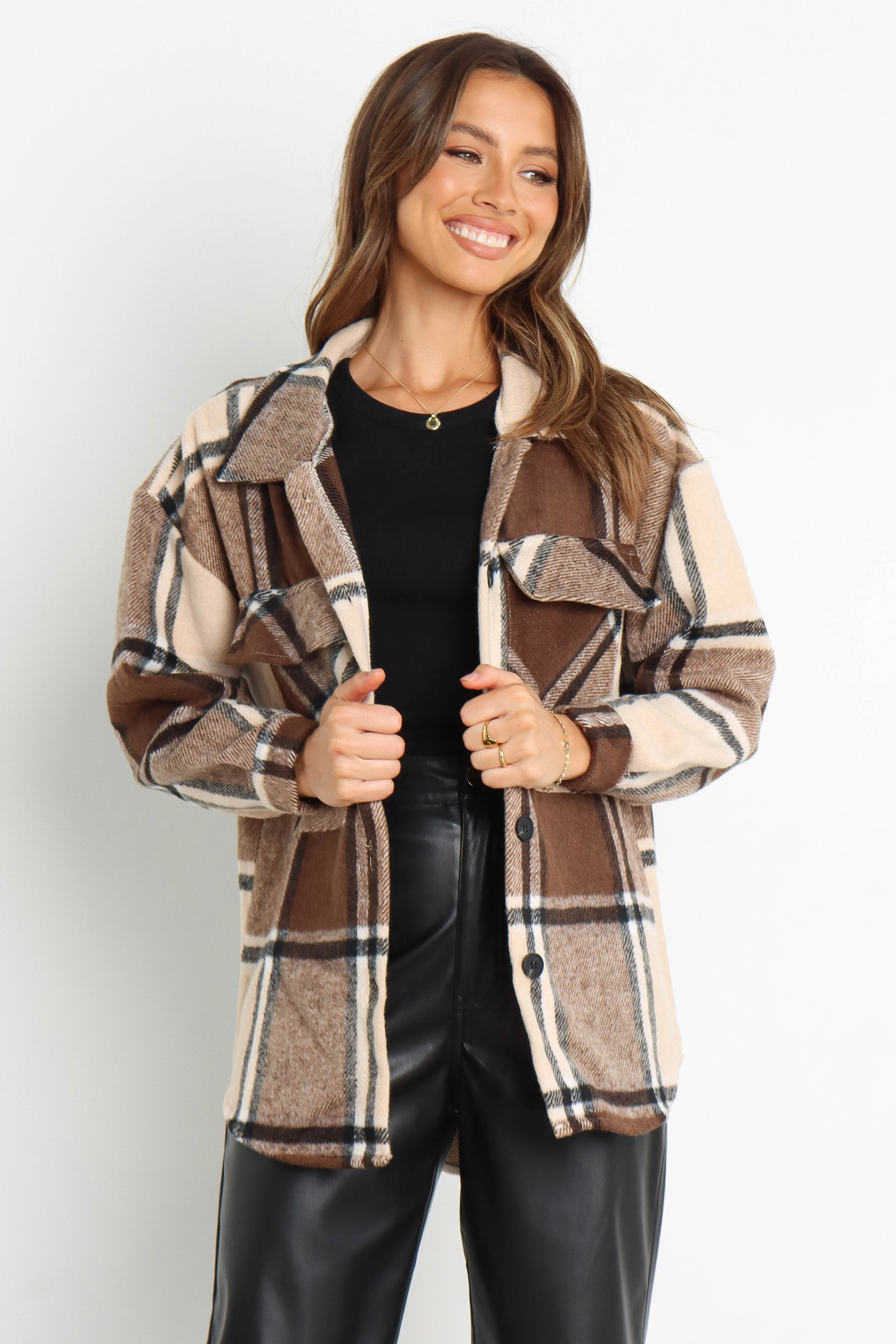 Bianca Jacket - Brown - Image 6