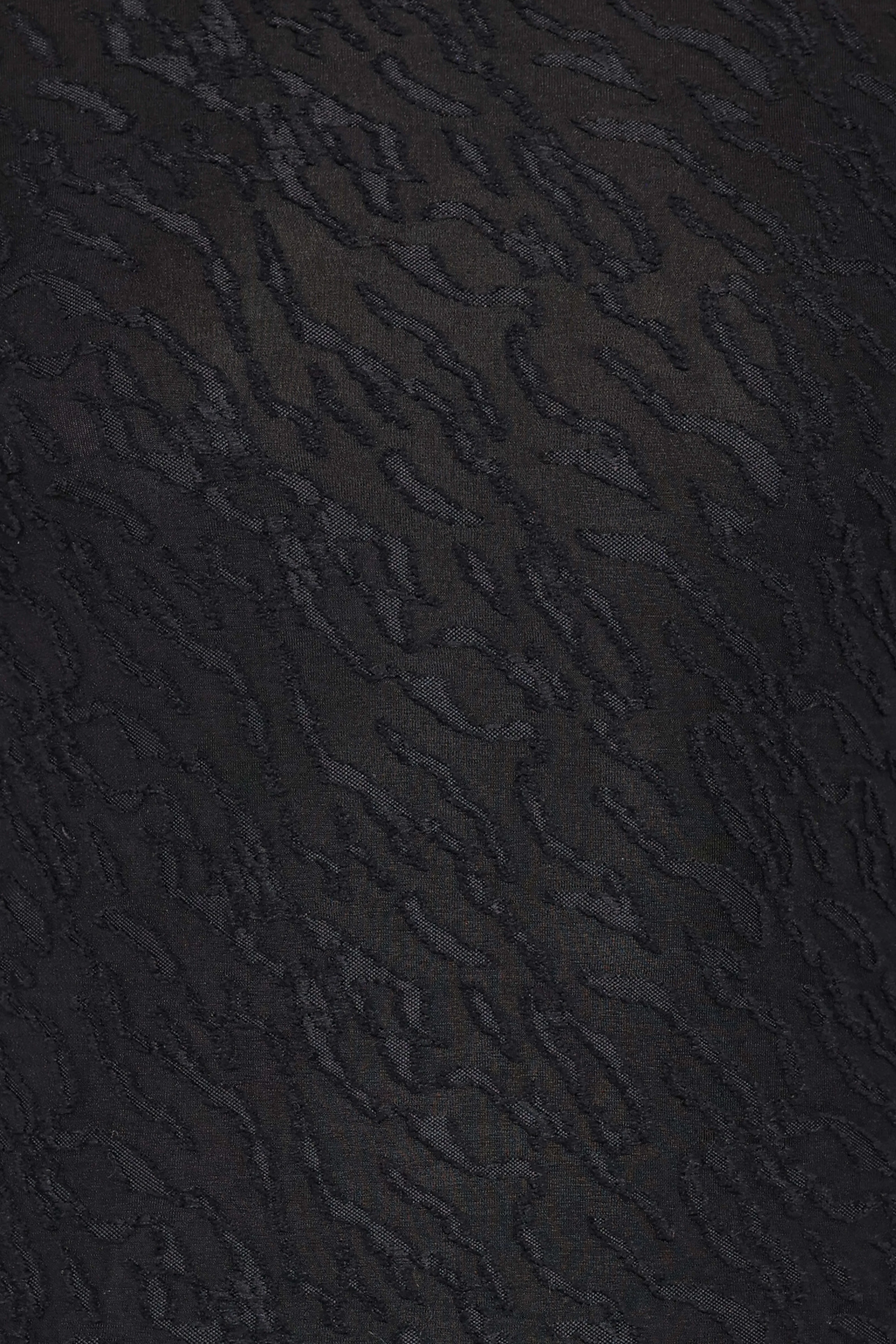 Breale Textured Mesh Top - Black - Image 7