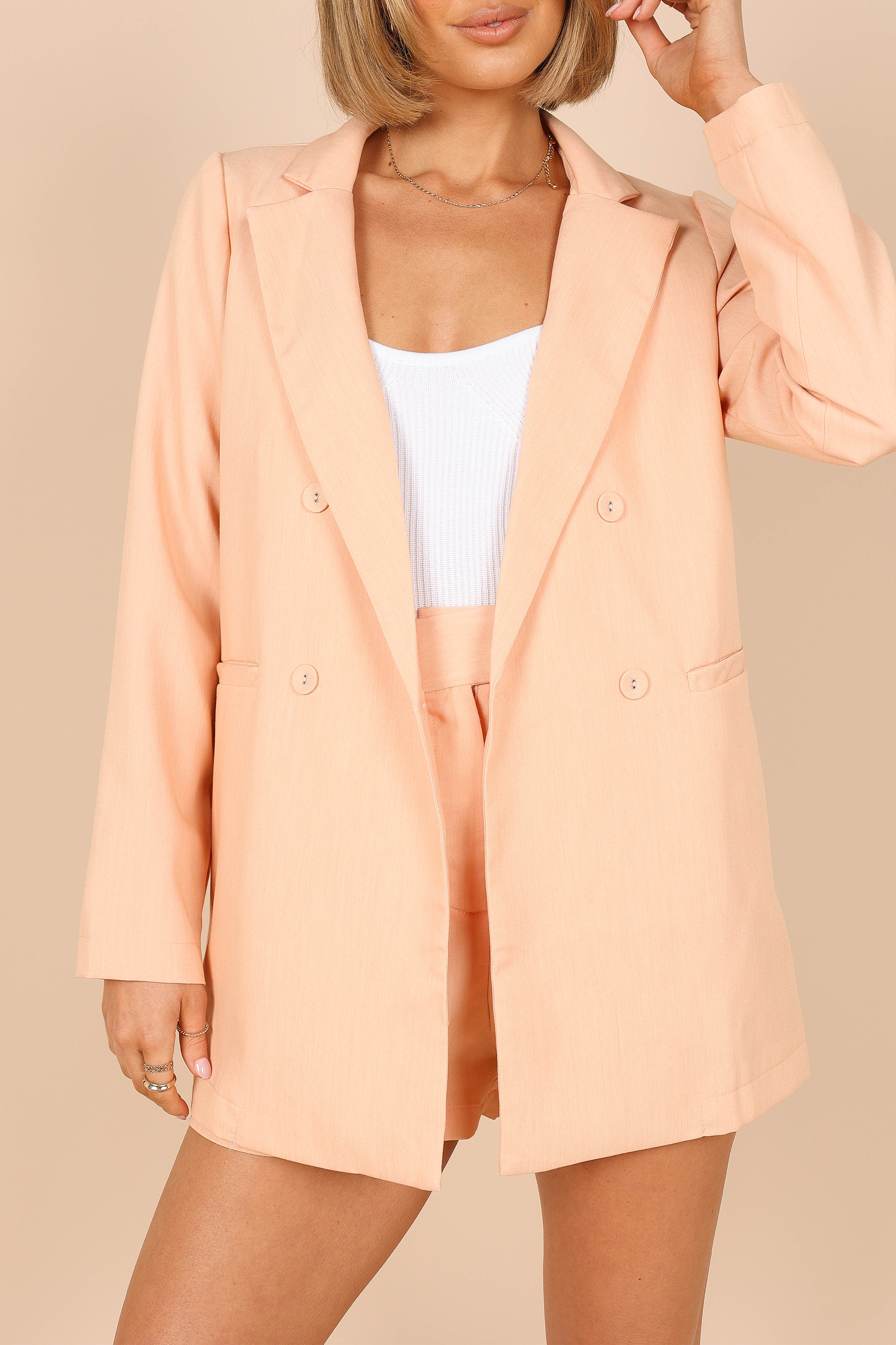 Bridget Blazer - Peach - Image 3