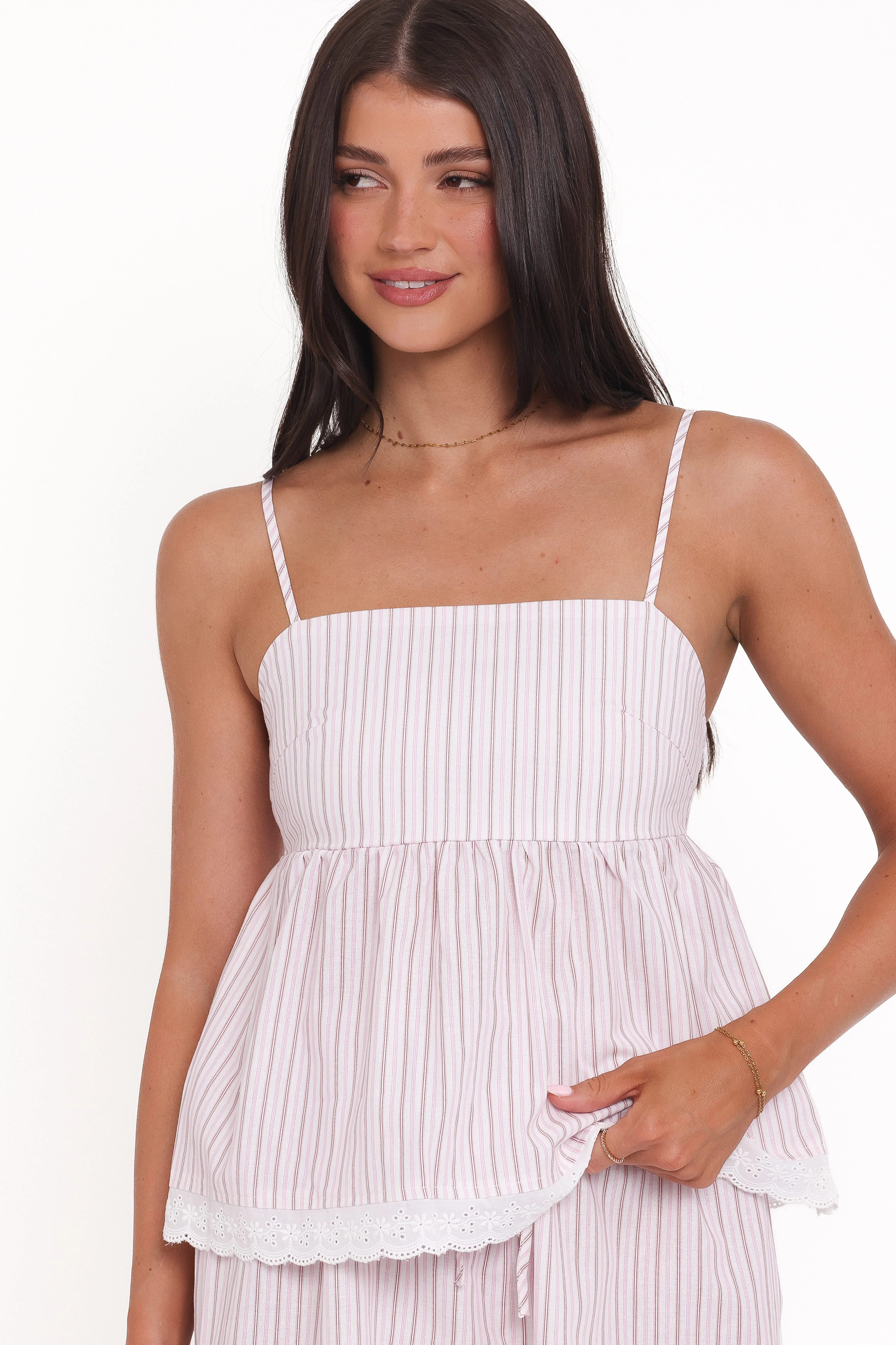 Bridie Short Set - Pink Stripe - Image 6