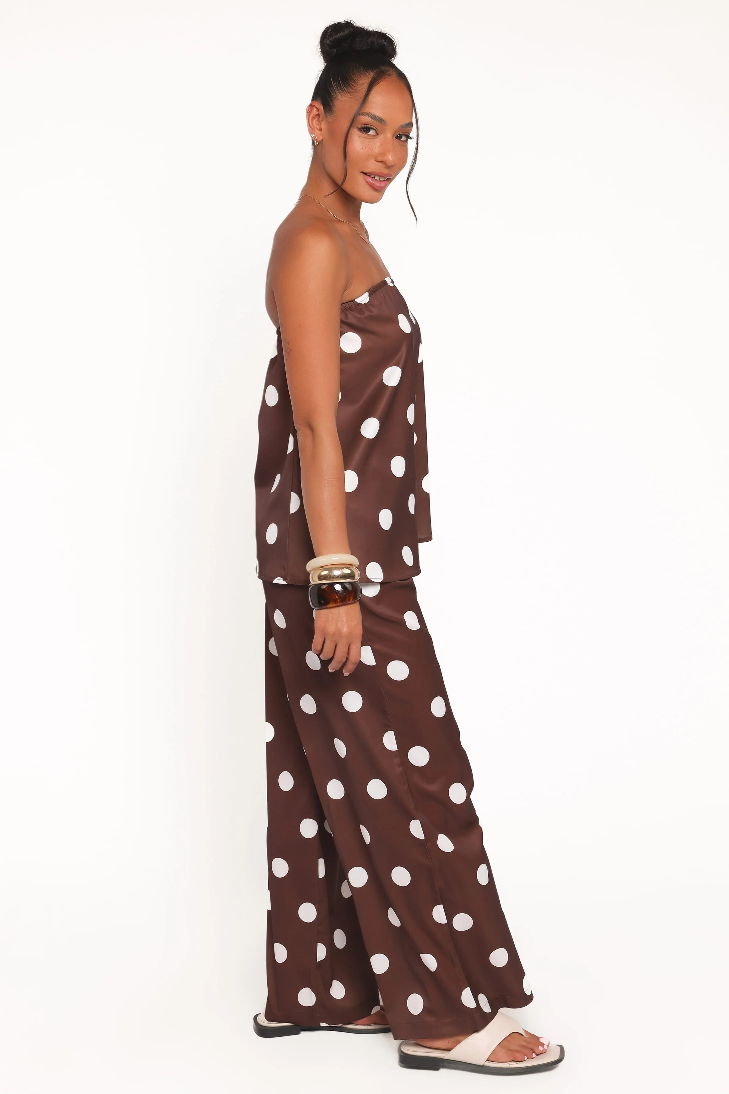 Brielle Polka Dot Set - Brown Polka Dot - Image 4
