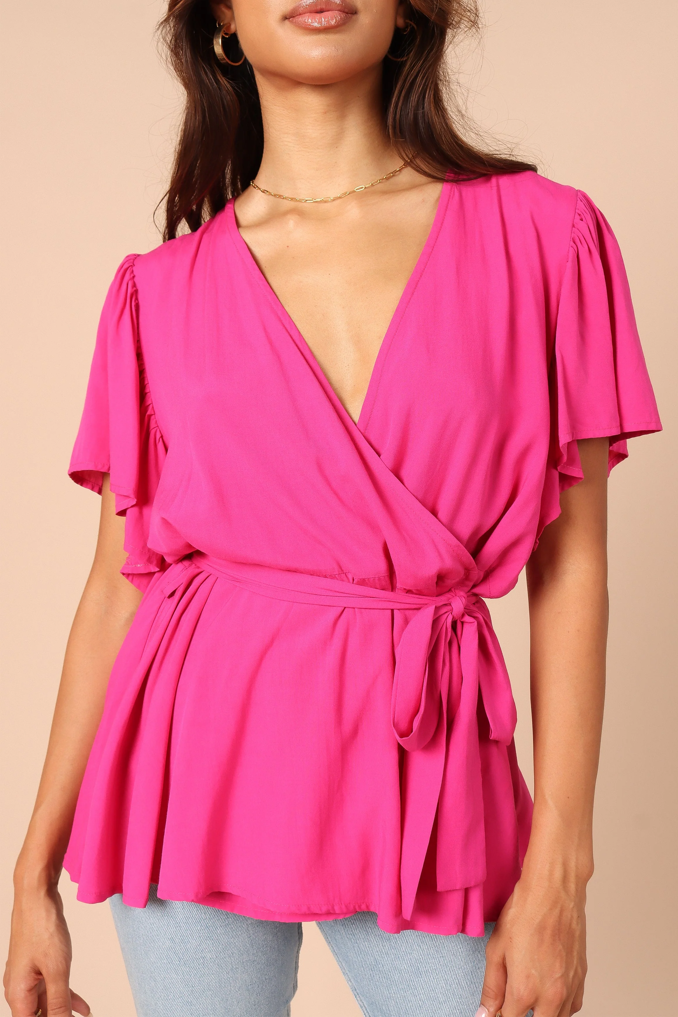 Bronte Top - Hot Pink - Image 3