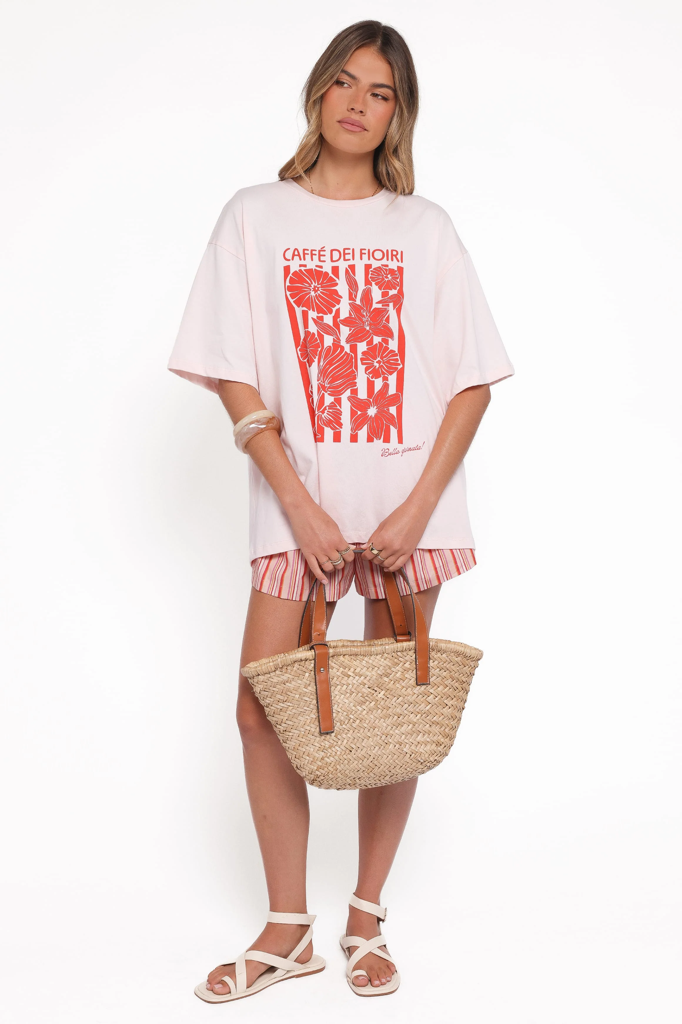 Caffe Dei Fiori Tee - Pink - Image 6