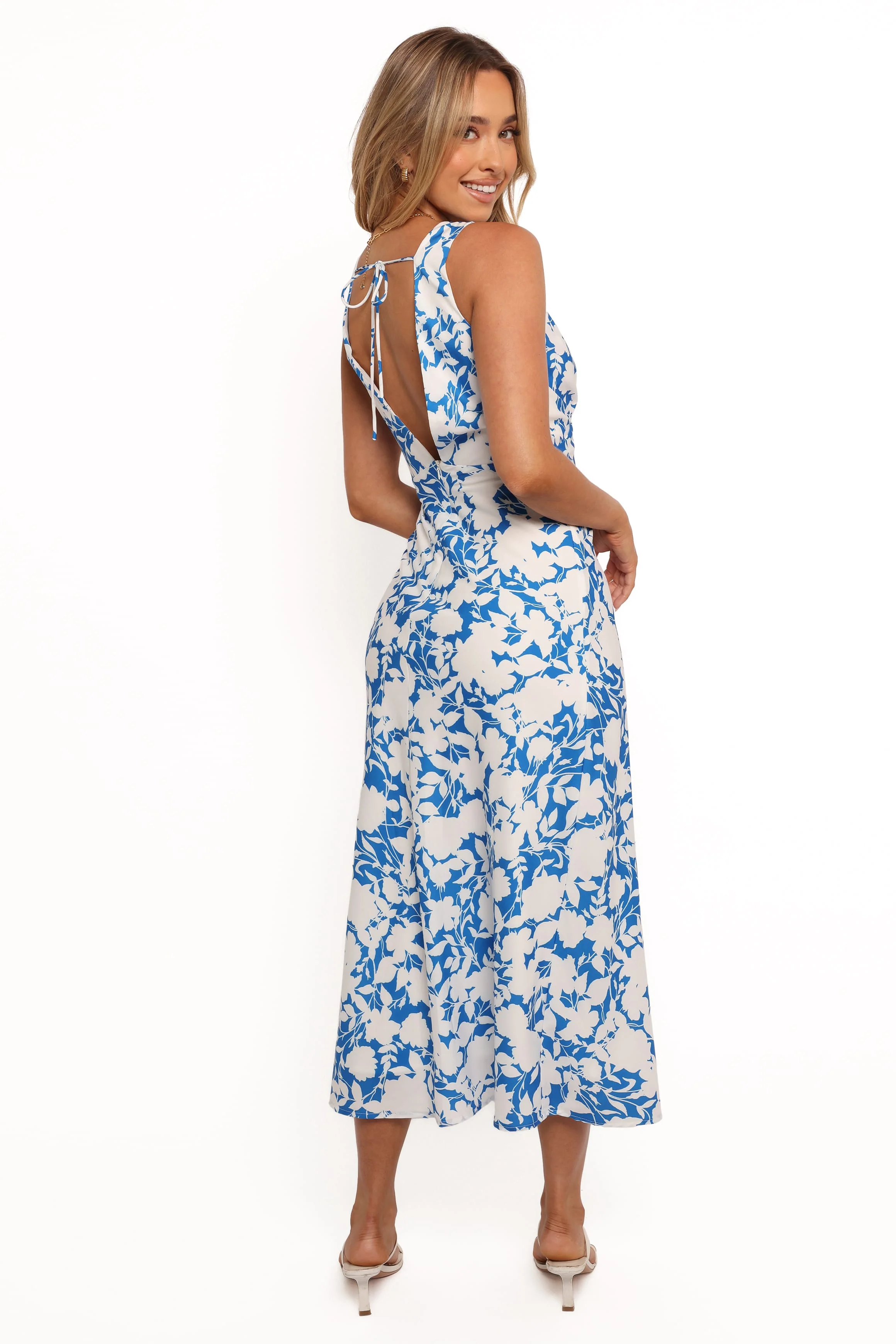 Caia Maxi Dress - Blue Floral - Image 2