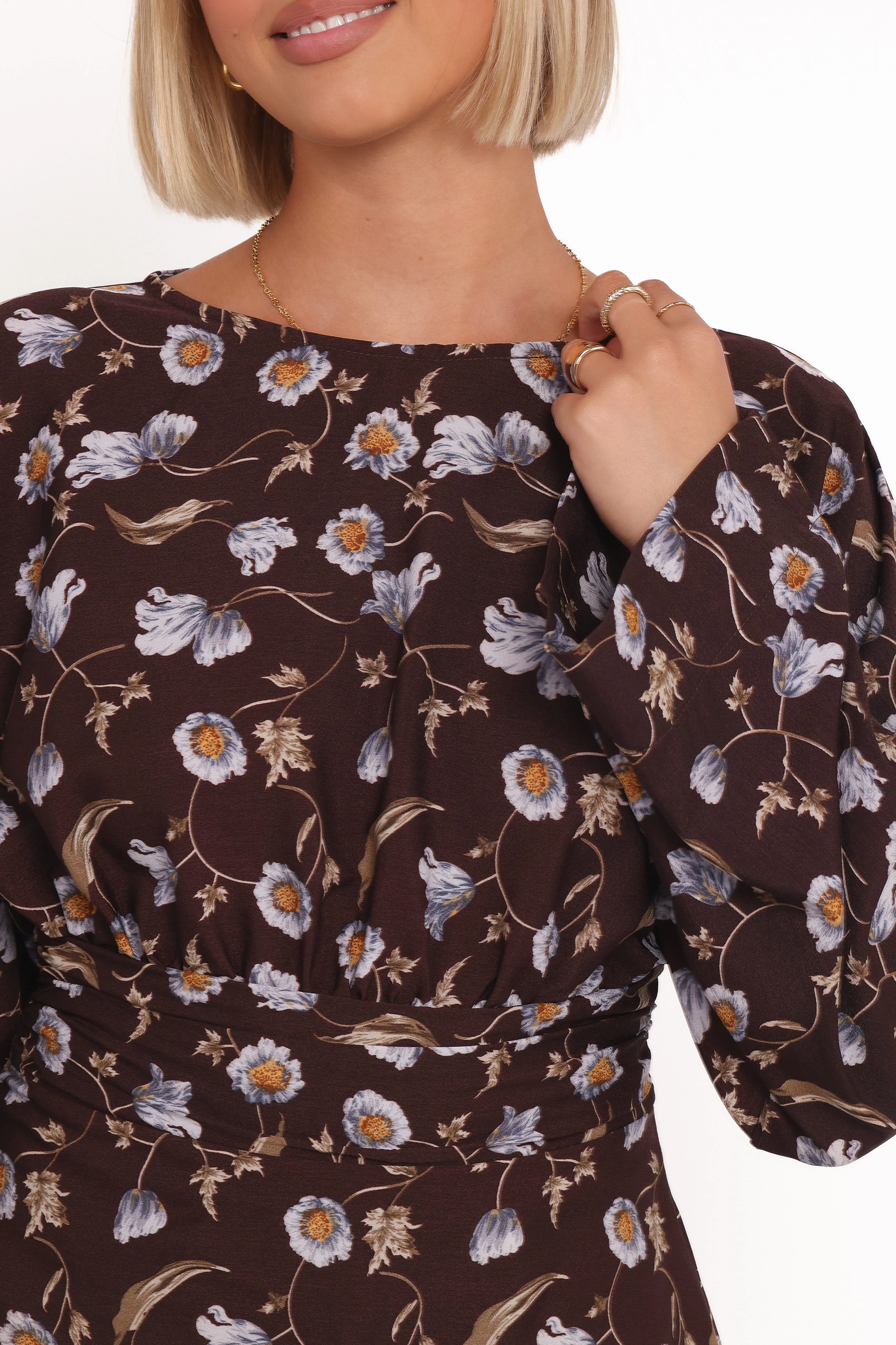 Calantha Top - Fall Floral - Image 3