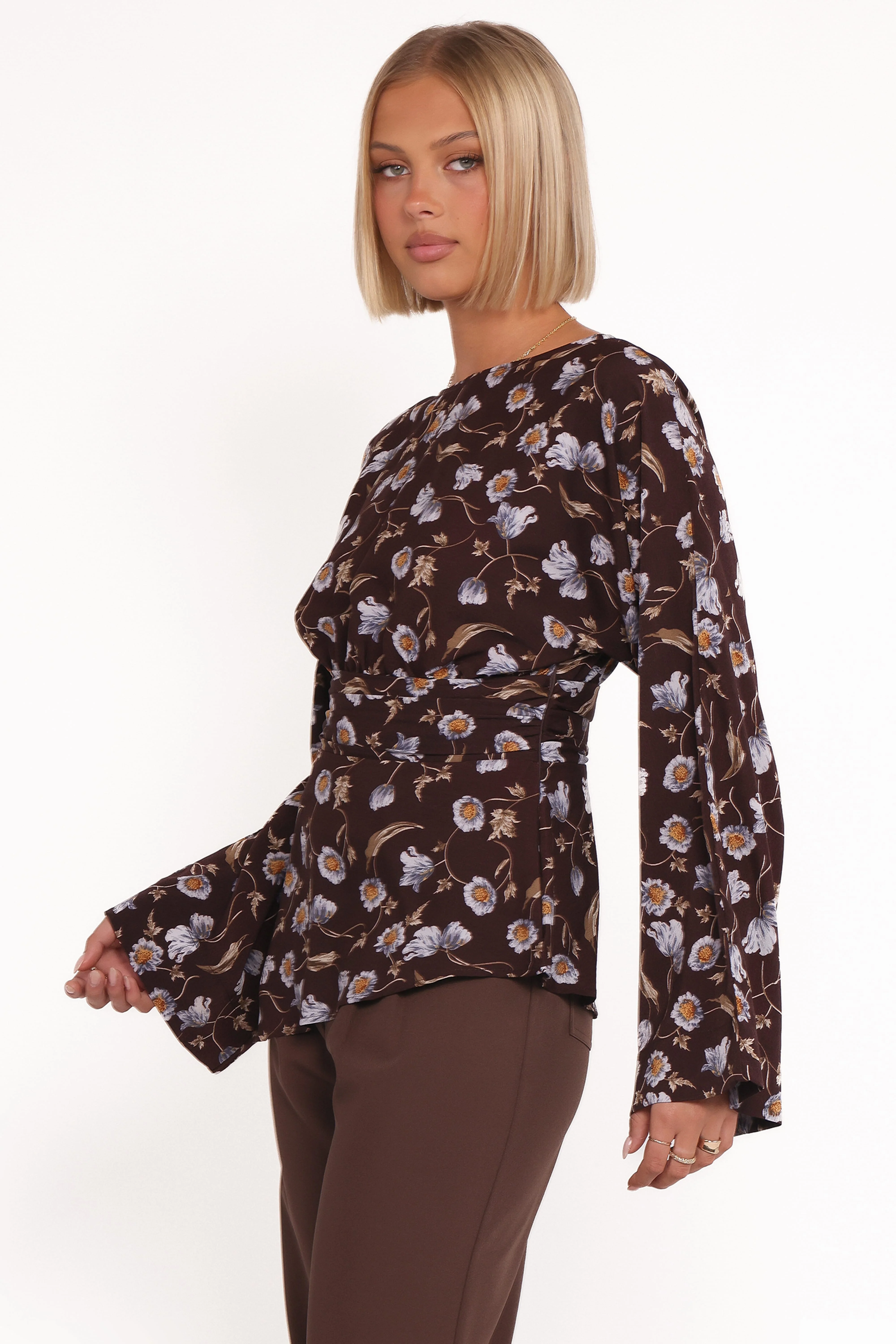 Calantha Top - Fall Floral - Image 4